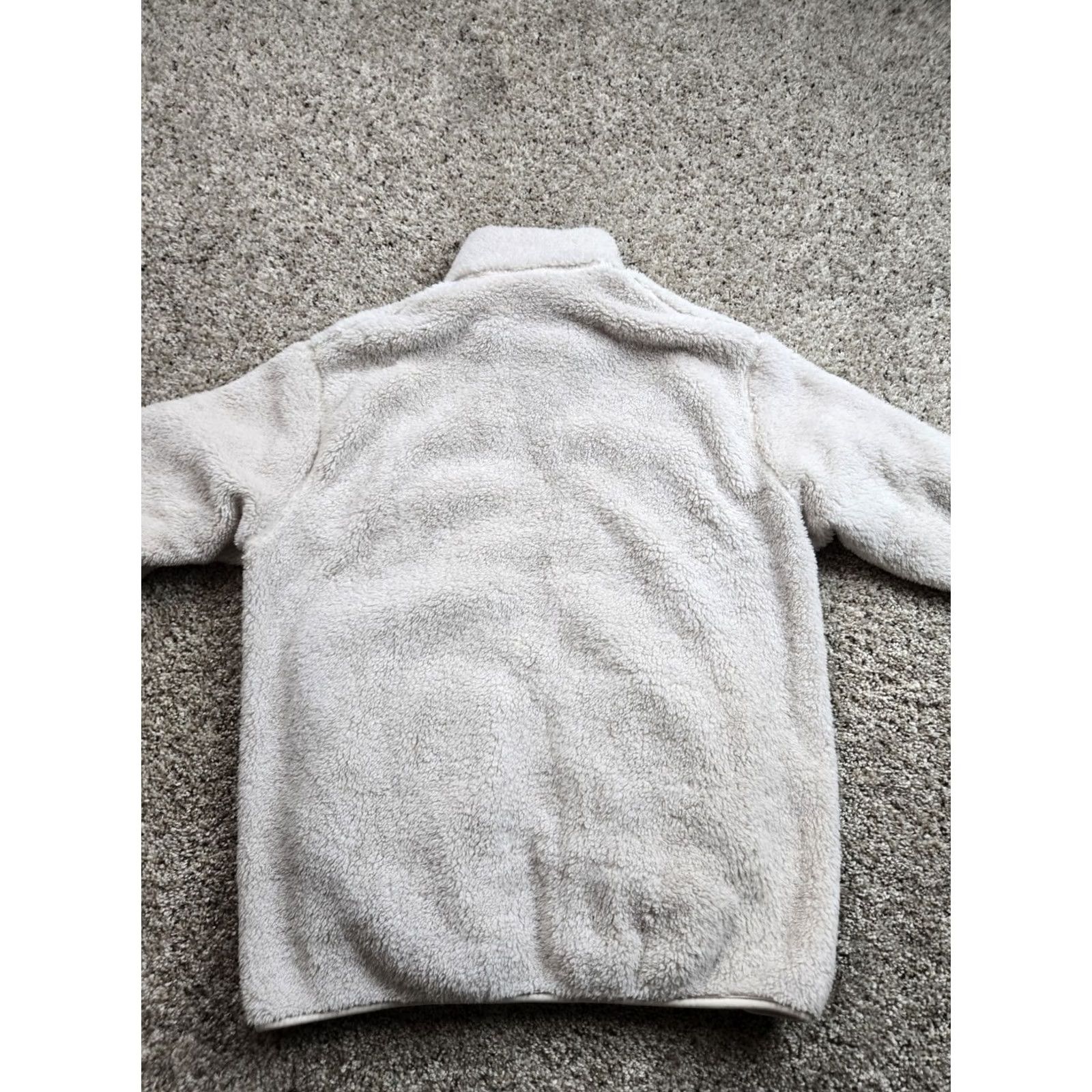 Uniqlo Uniqlo Fleece Jacket Medium Mens Beige Full Zip Mock Neck Pockets Outdoor Size US S / EU 44-46 / 1 - 6 Thumbnail