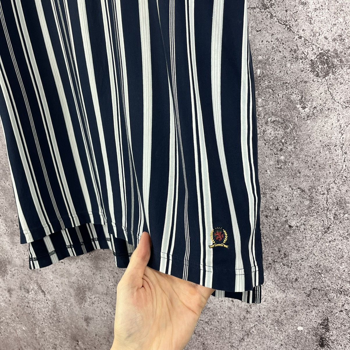 Tommy Hilfiger × Vintage Tommy Hilfiger Polo Tee Oversized Vintage Striped Size L Size US L / EU 52-54 / 3 - 5 Thumbnail