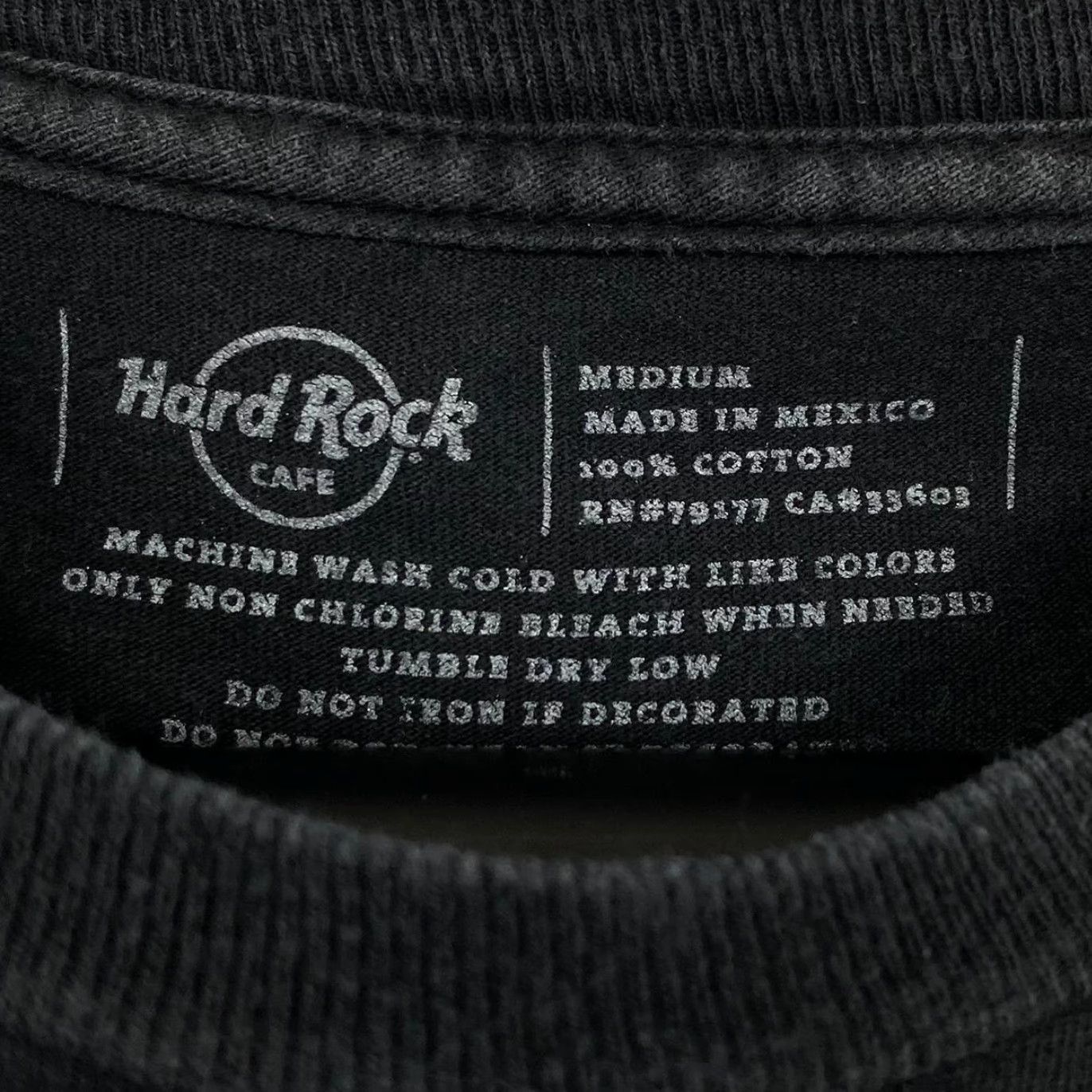 Hard Rock Cafe Hard Rock Cafe San Juan Souvenir Spellout Graphic Black T-Shirt Medium Mens Size US M / EU 48-50 / 2 - 3 Thumbnail