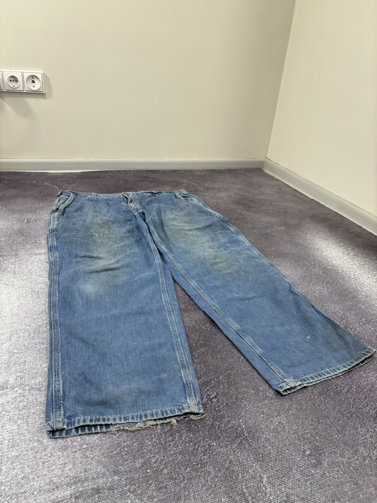 Carhartt Vintage Carhartt Blue USA Denim Dungaree Fit Baggy Jeans Size US 40 / EU 56 - 10 Thumbnail