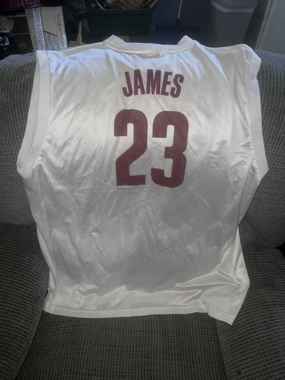 Adidas NBA Adidas Cleveland Cavaliers #23 LeBron James Jersey Size US XXL / EU 58 / 5 - 5 Thumbnail