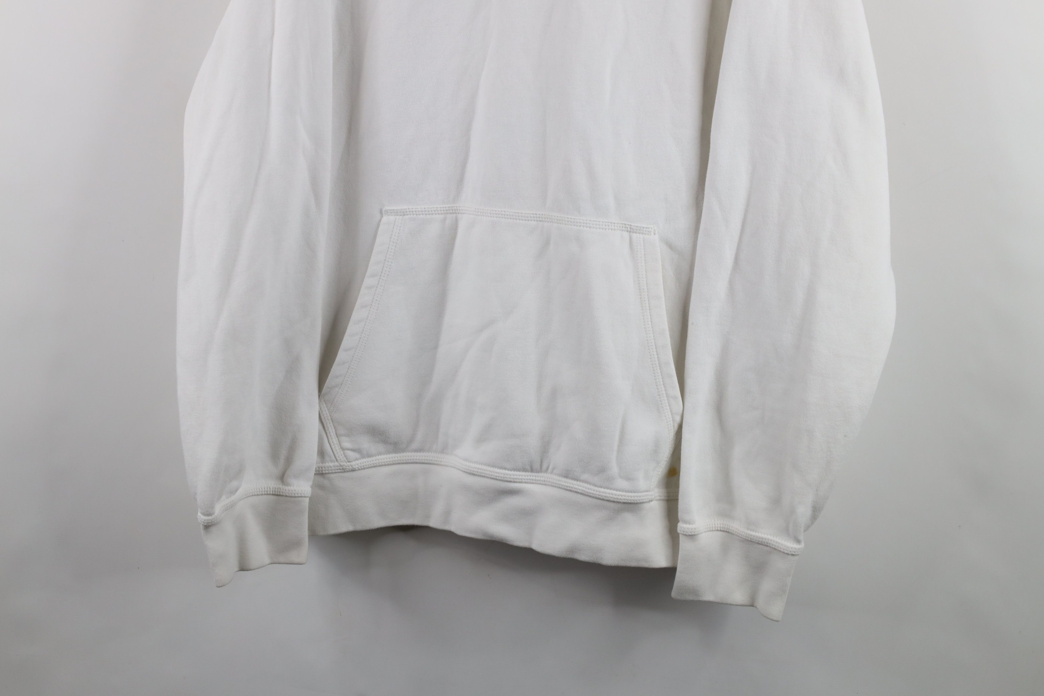Nike × Vintage Vintage Nike Scott Mini Swoosh Hoodie Sweatshirt White Size US XL / EU 56 / 4 - 3 Thumbnail