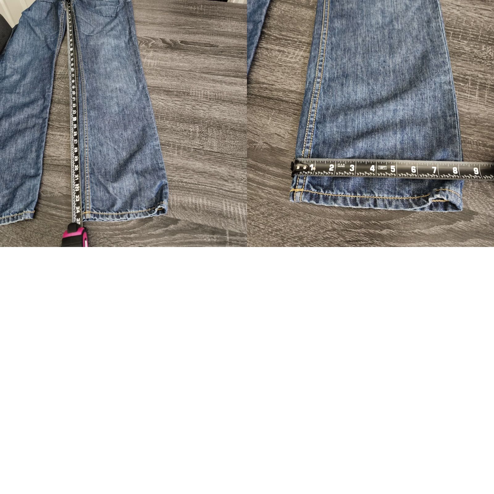 Denime VINTAGE Taverniti SO Jeans Straight Jeans Mens 32x35 Blue Whisker Denim Rare James 19" | Mens Size US 32 / EU 48 - 9 Thumbnail