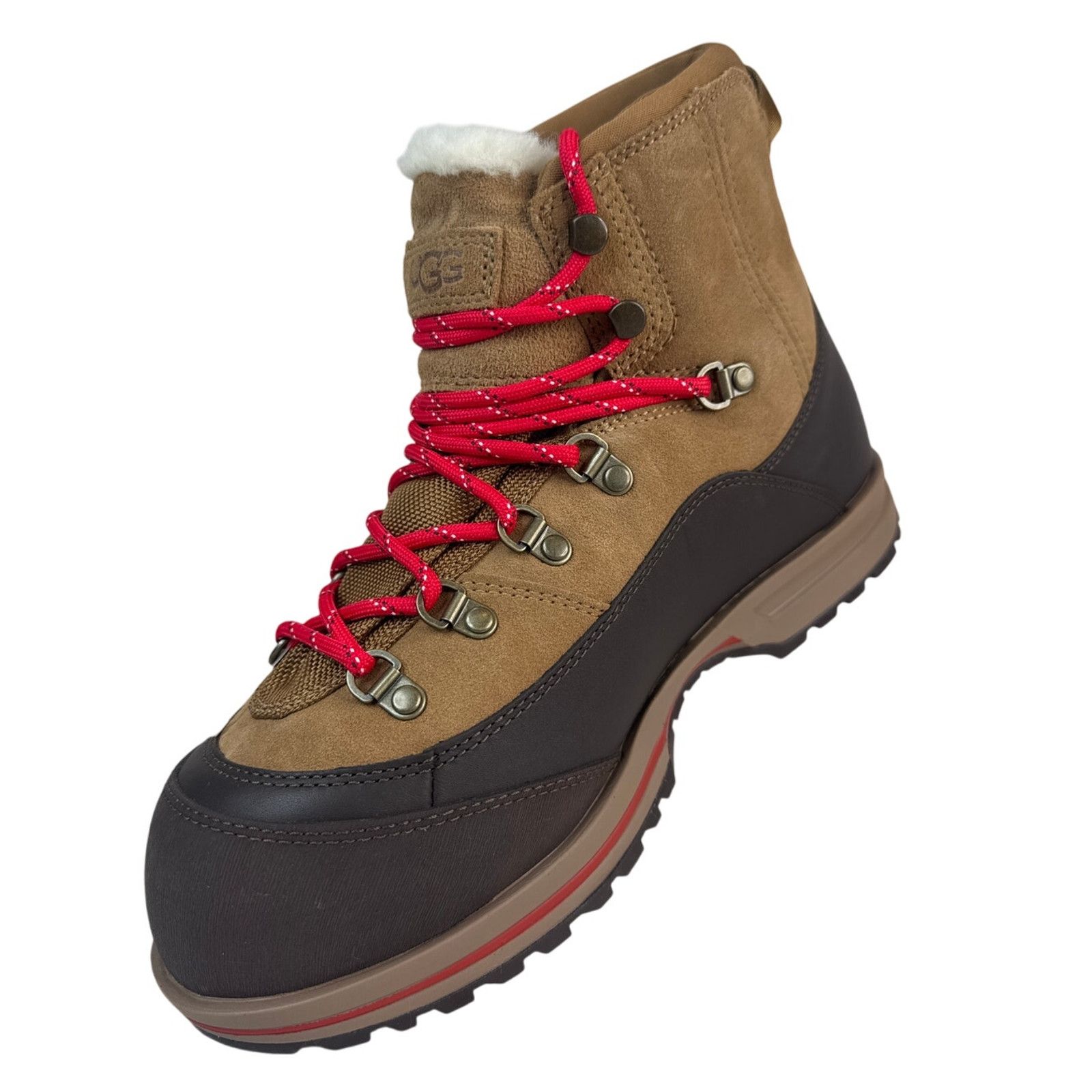 Ugg Ugg Bracken Lace Brown Chestnut Leather Waterproof Boots Size US 9 / IT 39 - 4 Thumbnail