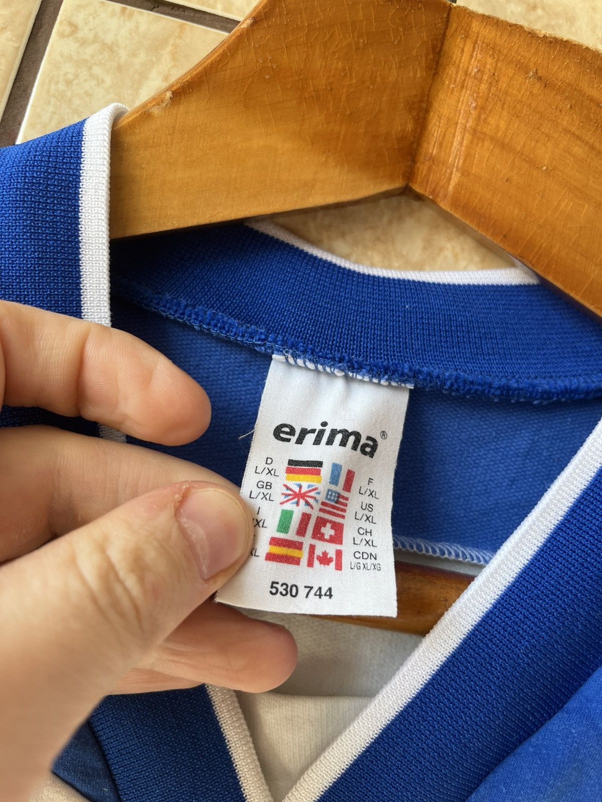 Erima Vintage 90’ Erima TV Angermund Düsseldorf Handball jersey Size US XL / EU 56 / 4 - 5 Thumbnail