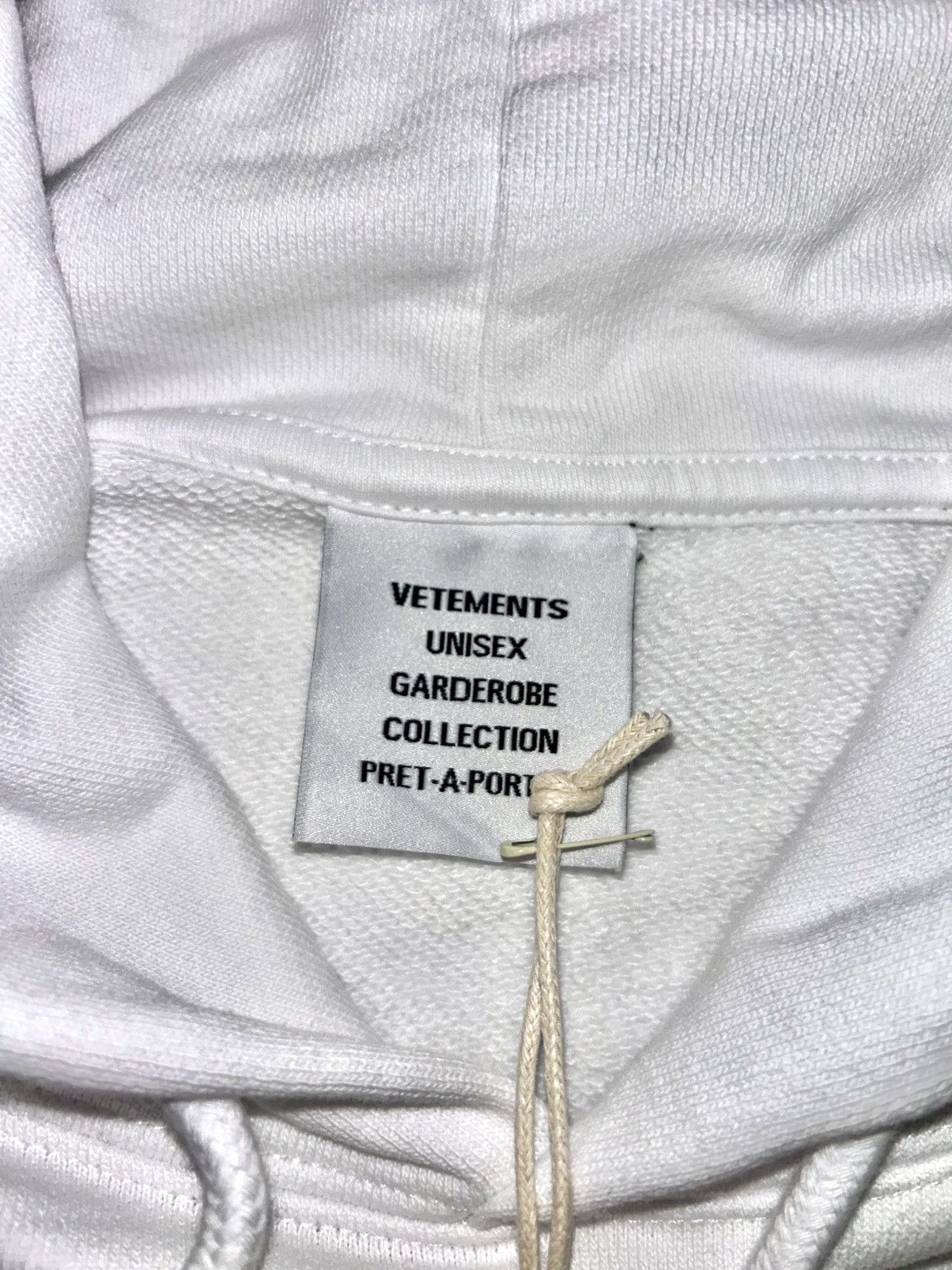 Vetements Vetements ’Click Here’ White Hoodie S Size US S / EU 44-46 / 1 - 6 Thumbnail