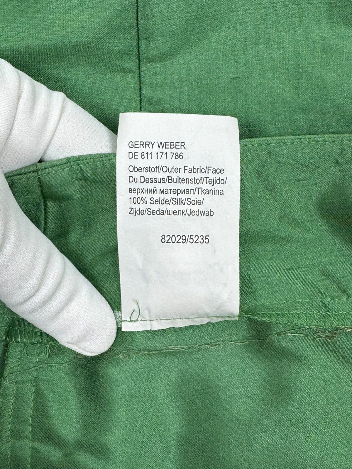 Gerry Weber Gerry Weber Silk Pants Womens Straight Shimmer size UK12 Size 30" / US 8 / IT 44 - 10 Thumbnail