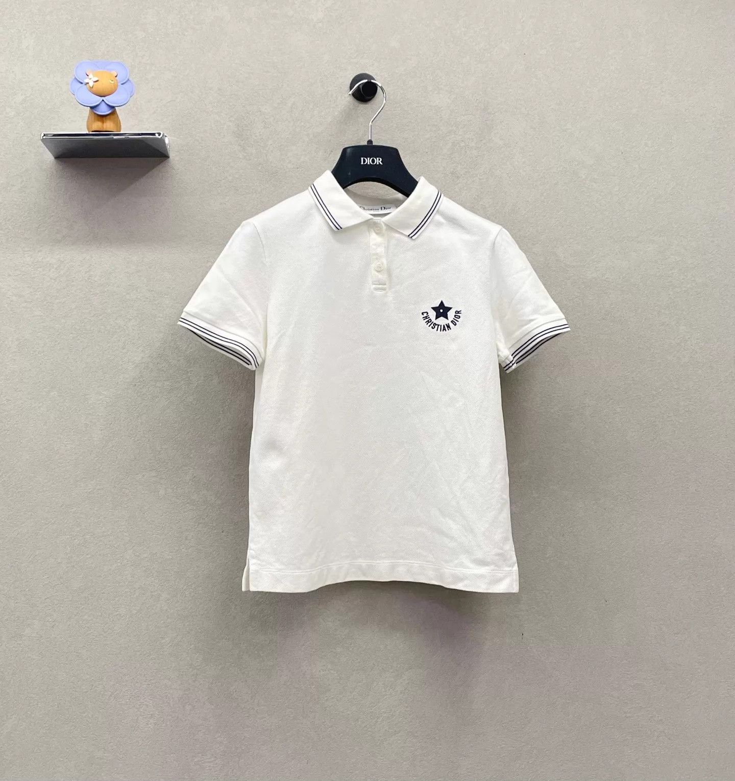 Dior DIOR New Monogram Polo Collar Short Sleeve Tee Size XS / US 0-2 / IT 36-38 - 3 Thumbnail