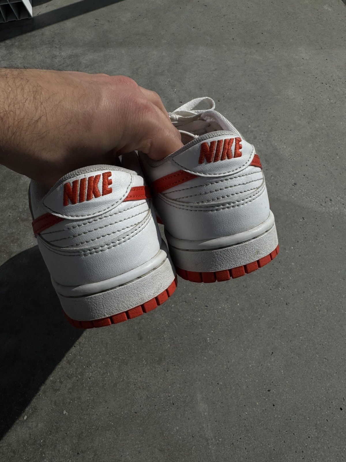 Nike Nike Dunk Low Retro white picante red Size US 7 / EU 40 - 8 Thumbnail