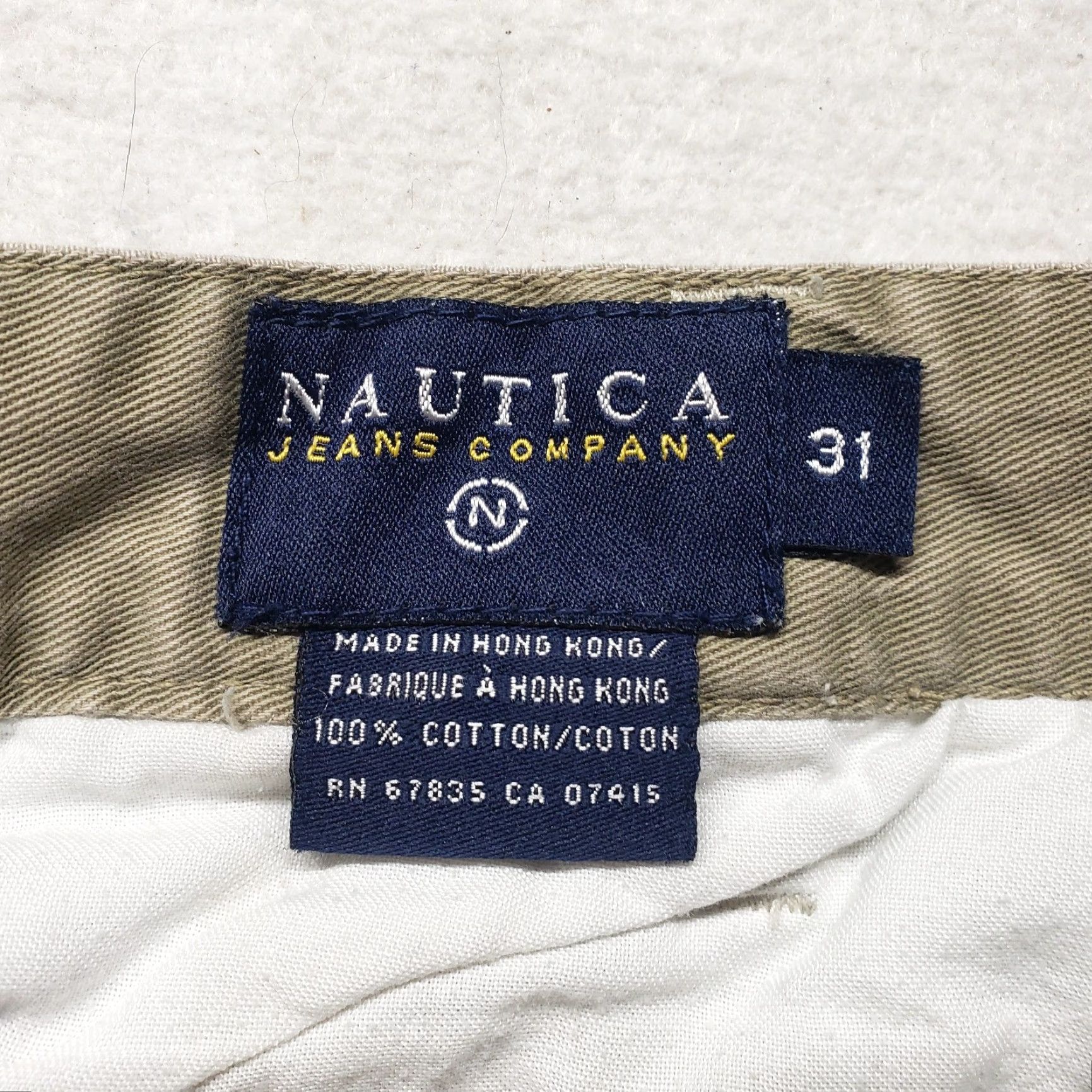 Nautica VINTAGE Nautica Cargo Shorts Men's Size 31 Khaki Cotton 90s Size US 31 - 2 Thumbnail