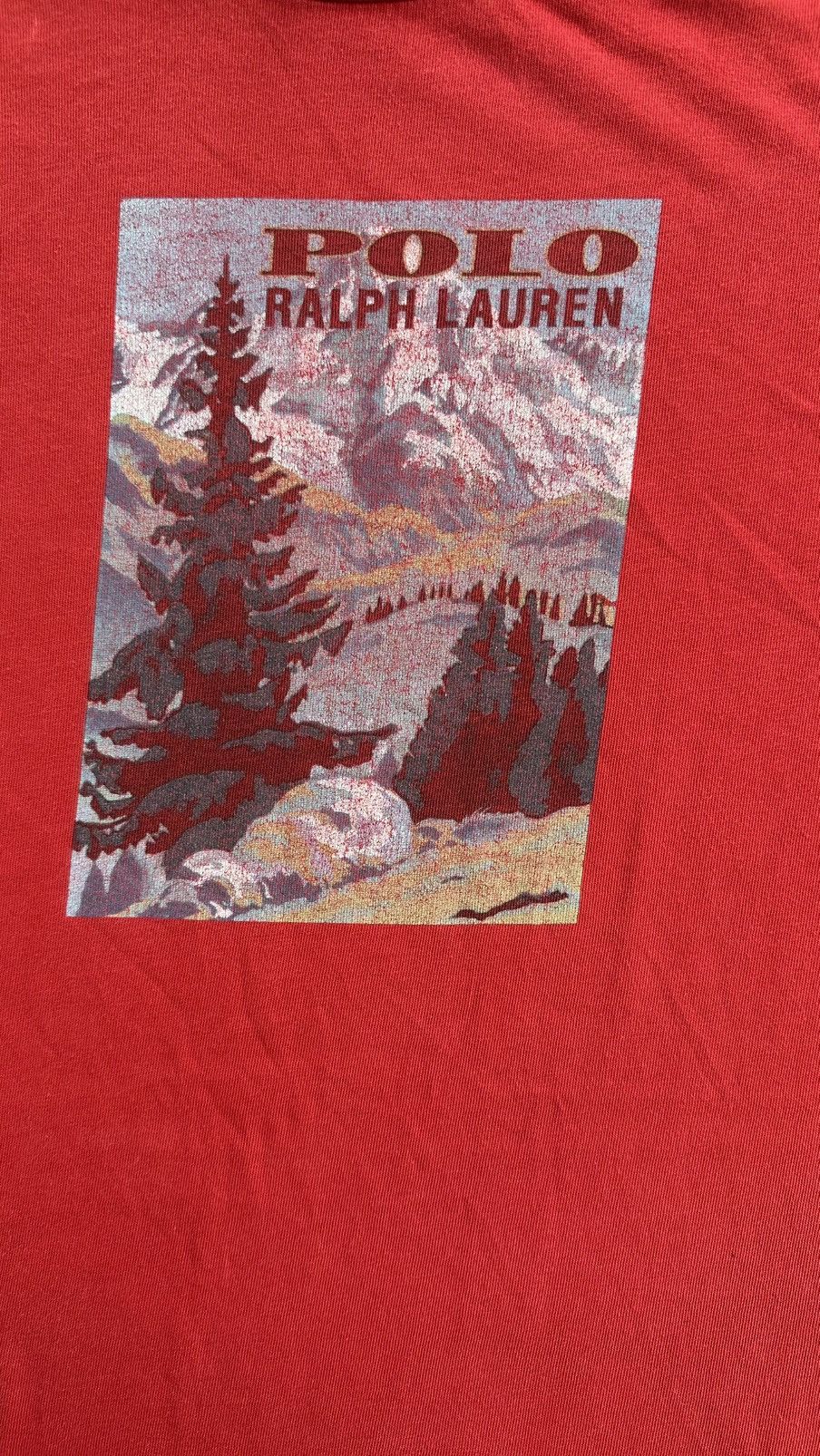Vintage VINTAGE POLO SPORT BY RALPH LAUREN MOUNTAIN TEE Size US XXL / EU 58 / 5 - 2 Thumbnail