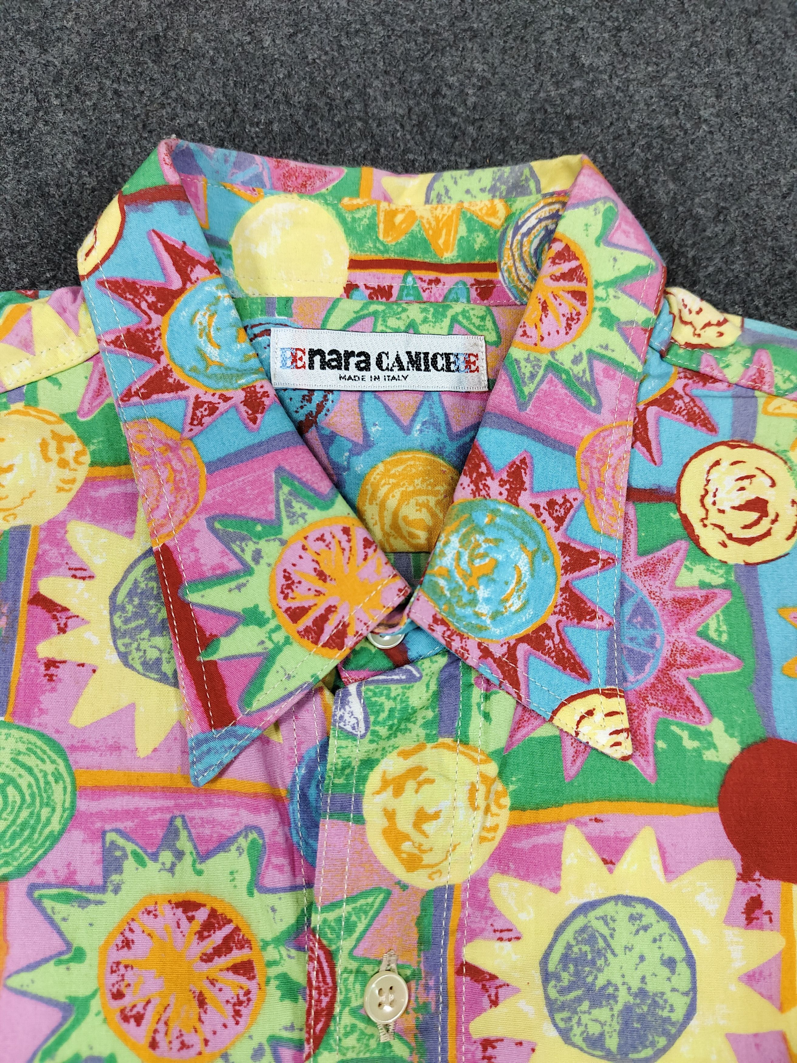 Vintage ❤️‍🔥Vtg Enara Camine Pop Art Explosive Abstract Graphic Size US M / EU 48-50 / 2 - 6 Thumbnail