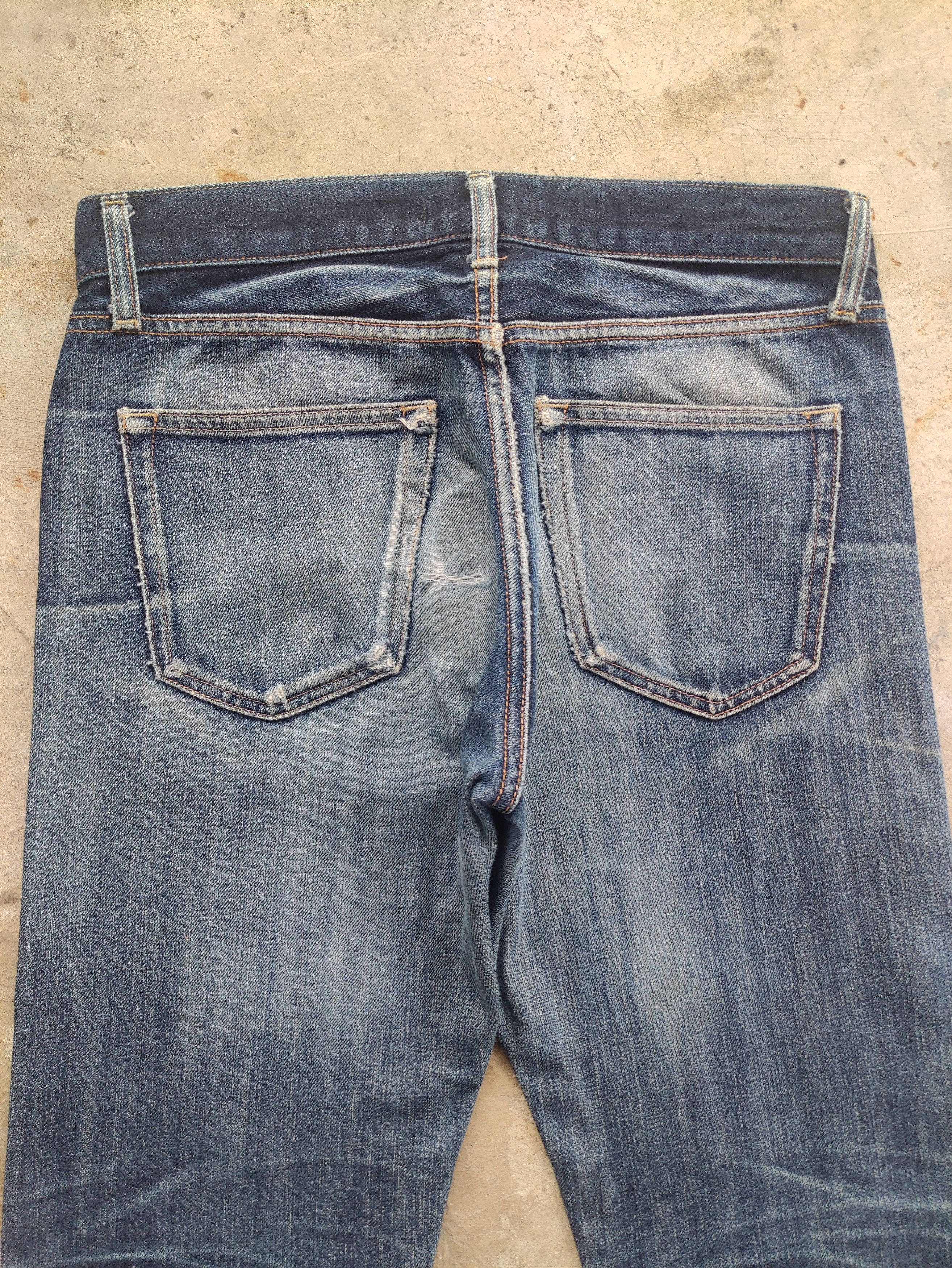 Japanese Brand Vintage Japanese Jean Distressed Faded Denim W30 Size US 30 / EU 46 - 9 Thumbnail