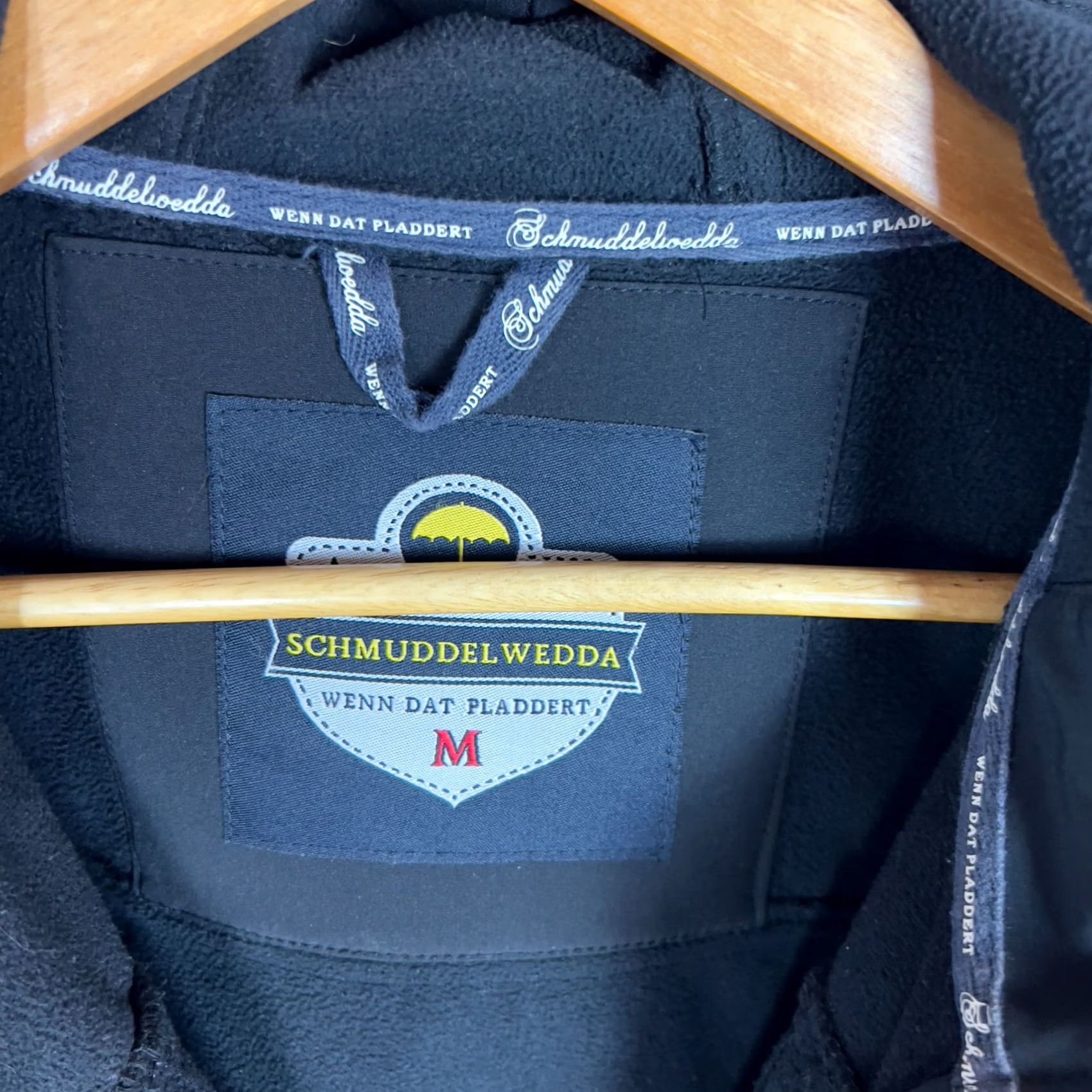 Vintage Schmuddelwedda Jacket Black Men Size M Hooded Windproof Softshell Casual Coat/Outerwear Shirt Size US M / EU 48-50 / 2 - 4 Thumbnail