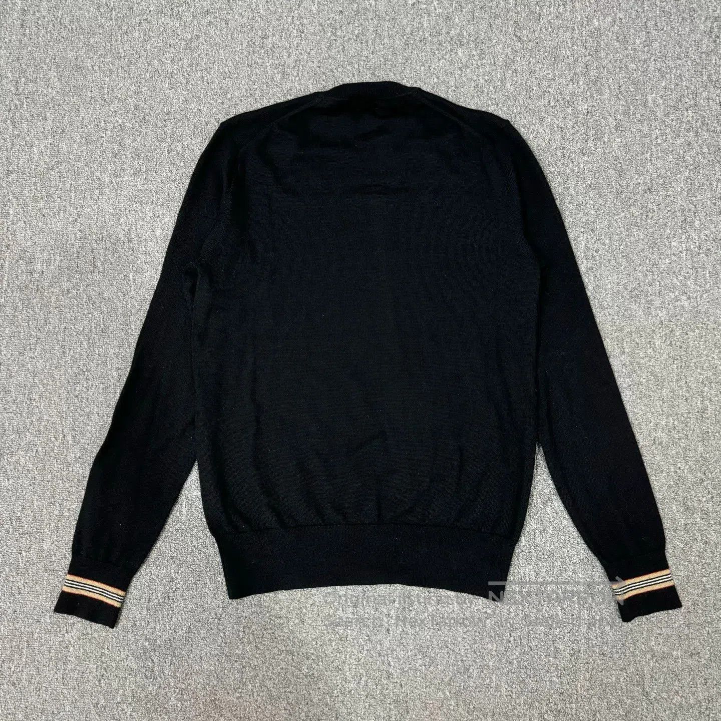Burberry Burberry Black Striped Wool Knit Sweater. Size US M / EU 48-50 / 2 - 2 Thumbnail