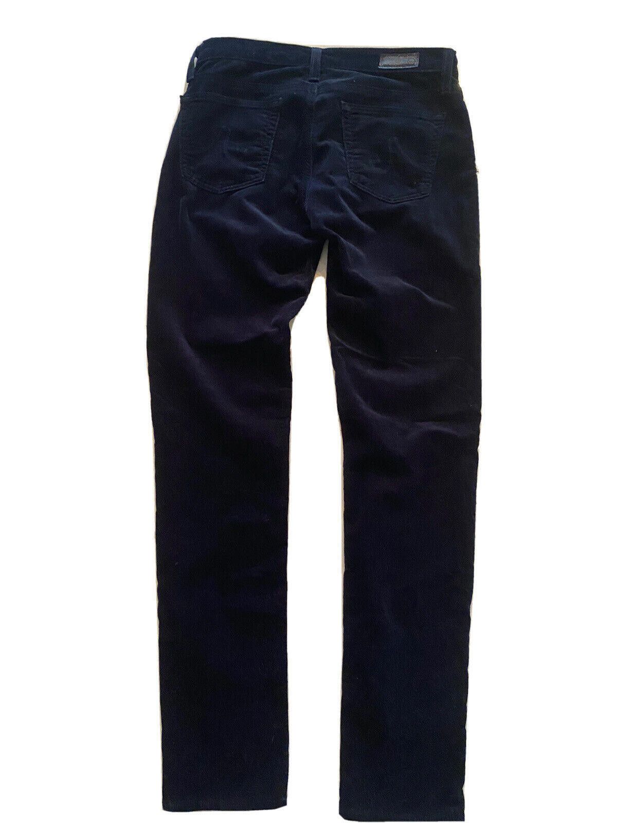 AG Adriano Goldschmied AG Adriano Goldschmied Stilt Cigarette Suded Pants 27R Size 26" / US 2 / IT 38 - 3 Thumbnail