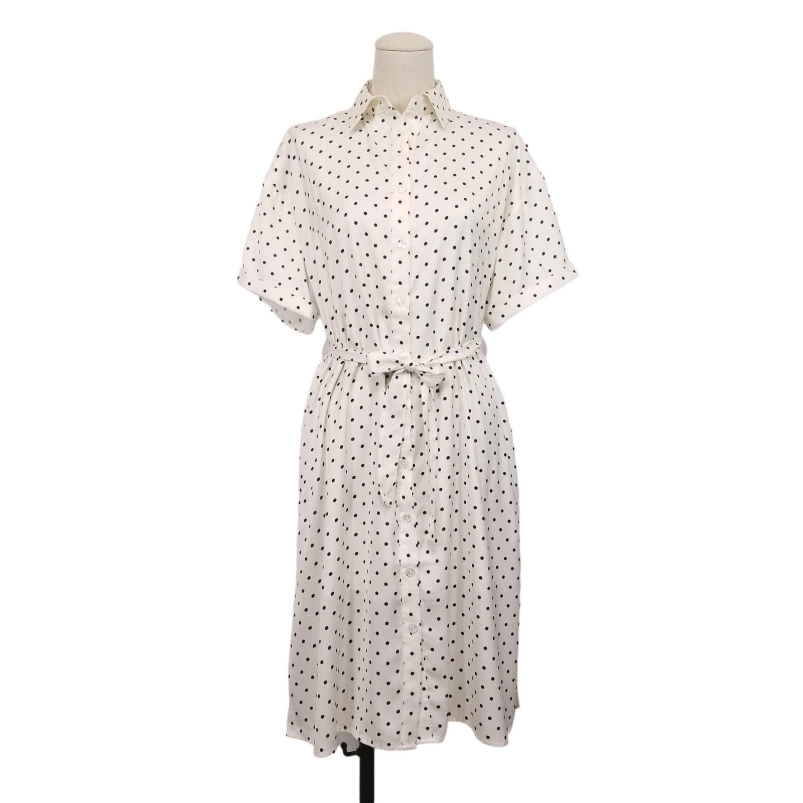 Other Summersalt The Do-It-All Shirtdress Polka Dot Sz Extra Small Size XS / US 0-2 / IT 36-38 - 1 Thumbnail