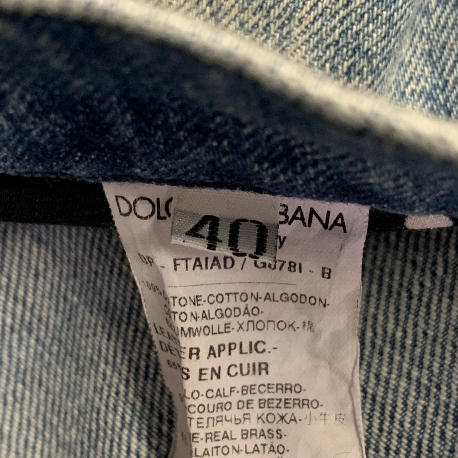 Dolce & Gabbana Size 4 Blue Cotton Distressed Boyfriend Jeans Size 27" / US 4 / IT 40 - 7 Thumbnail