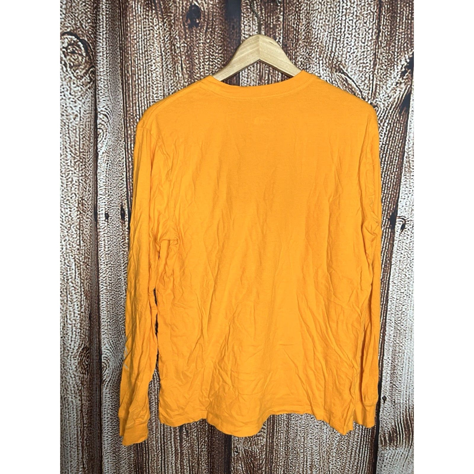 The North Face The North Face Mens Orange Long Sleeve T-Shirt Regular Size M Medium Graphic Shirt Size US M / EU 48-50 / 2 - 2 Thumbnail