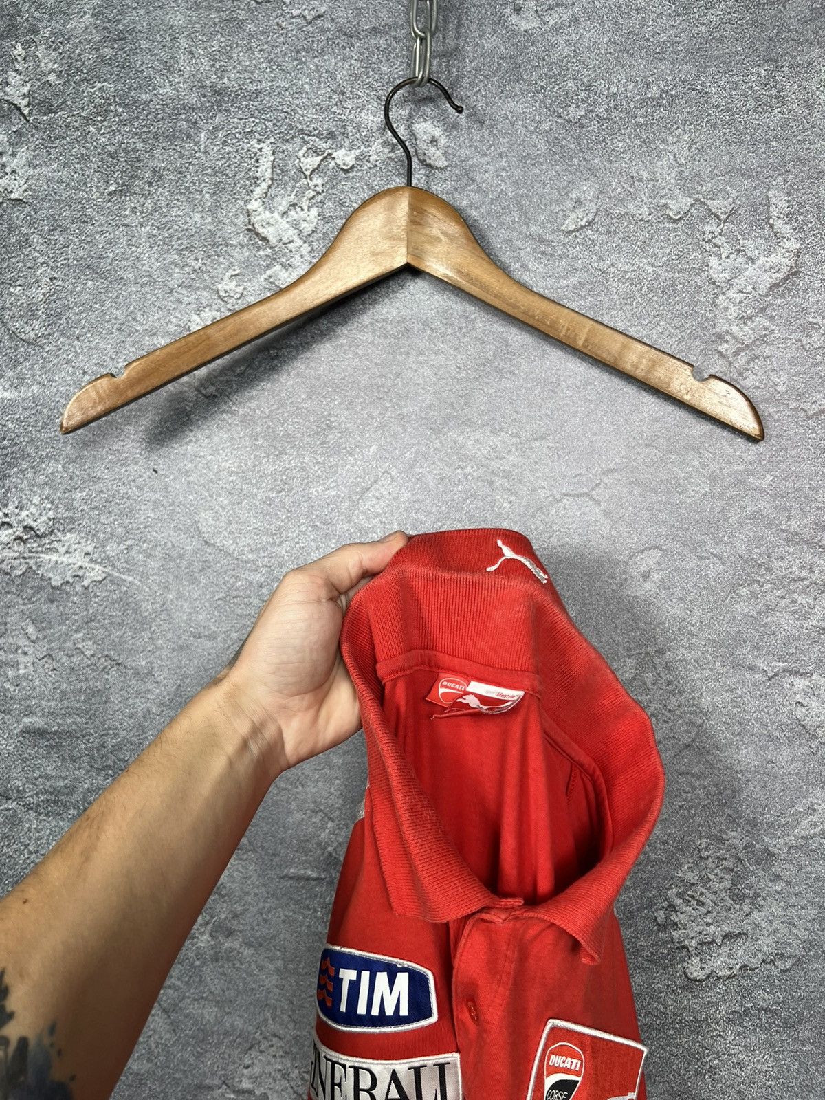 Puma Vintage Puma x Ducati Racing Polo T-shirt Jersey Size XXL Size US XXL / EU 58 / 5 - 19 Thumbnail