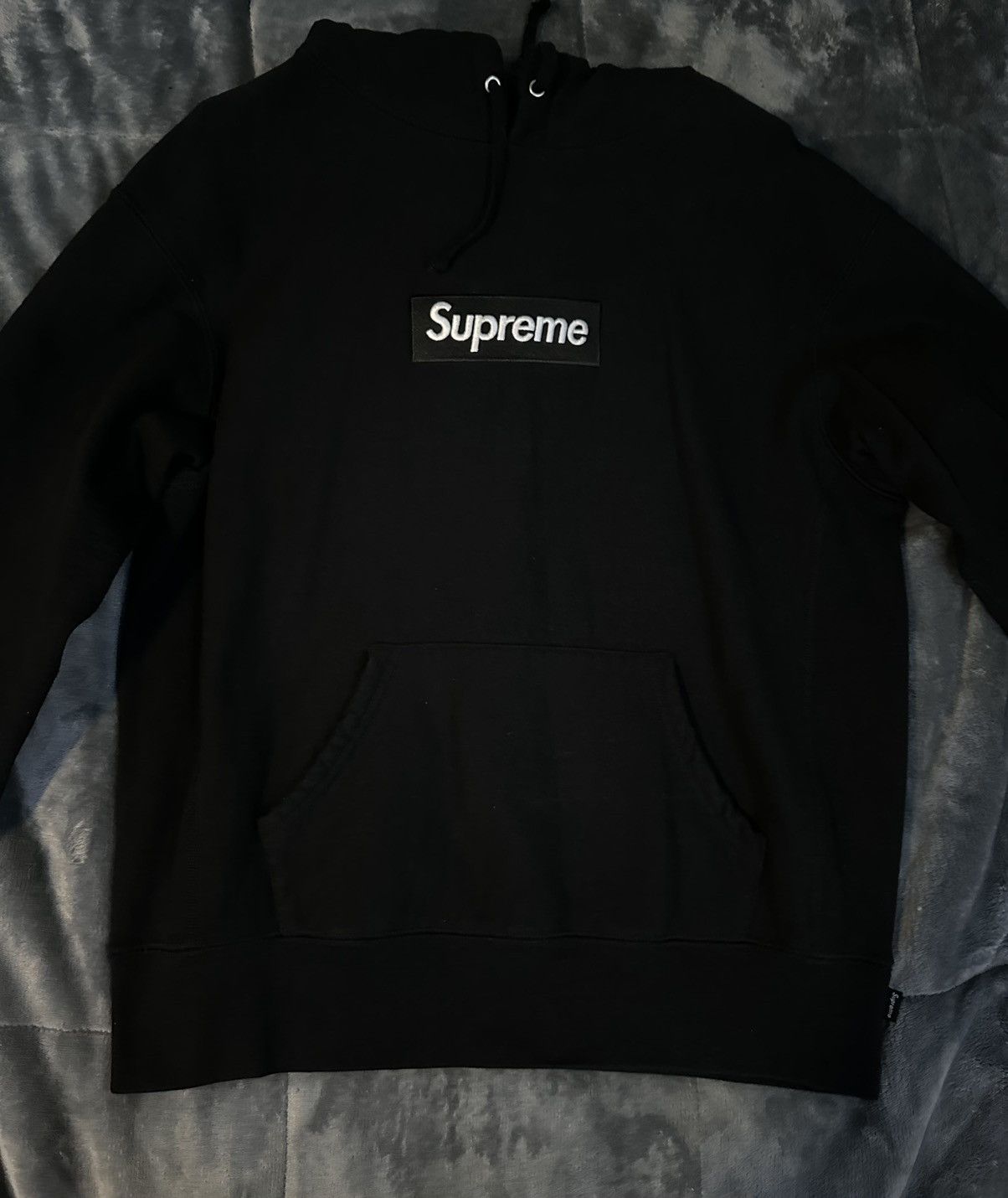 image of Supreme Box Logo Hooded Sweatshirt Fw21 Small Black, Men's