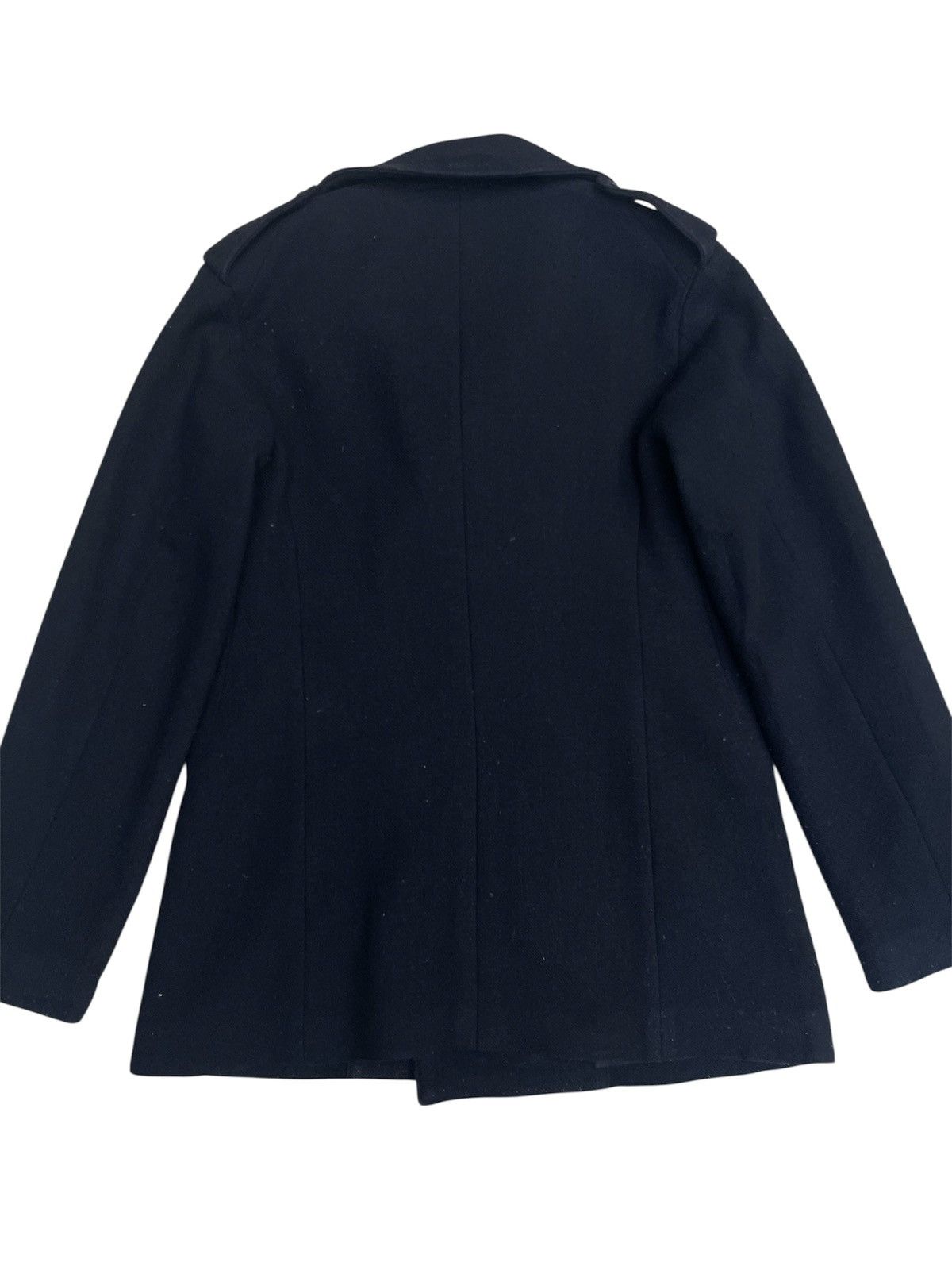 CABANE de ZUCCa Cabane de Zucca Double-Breasted Navy Wool Peacoat Size US M / EU 48-50 / 2 - 3 Thumbnail
