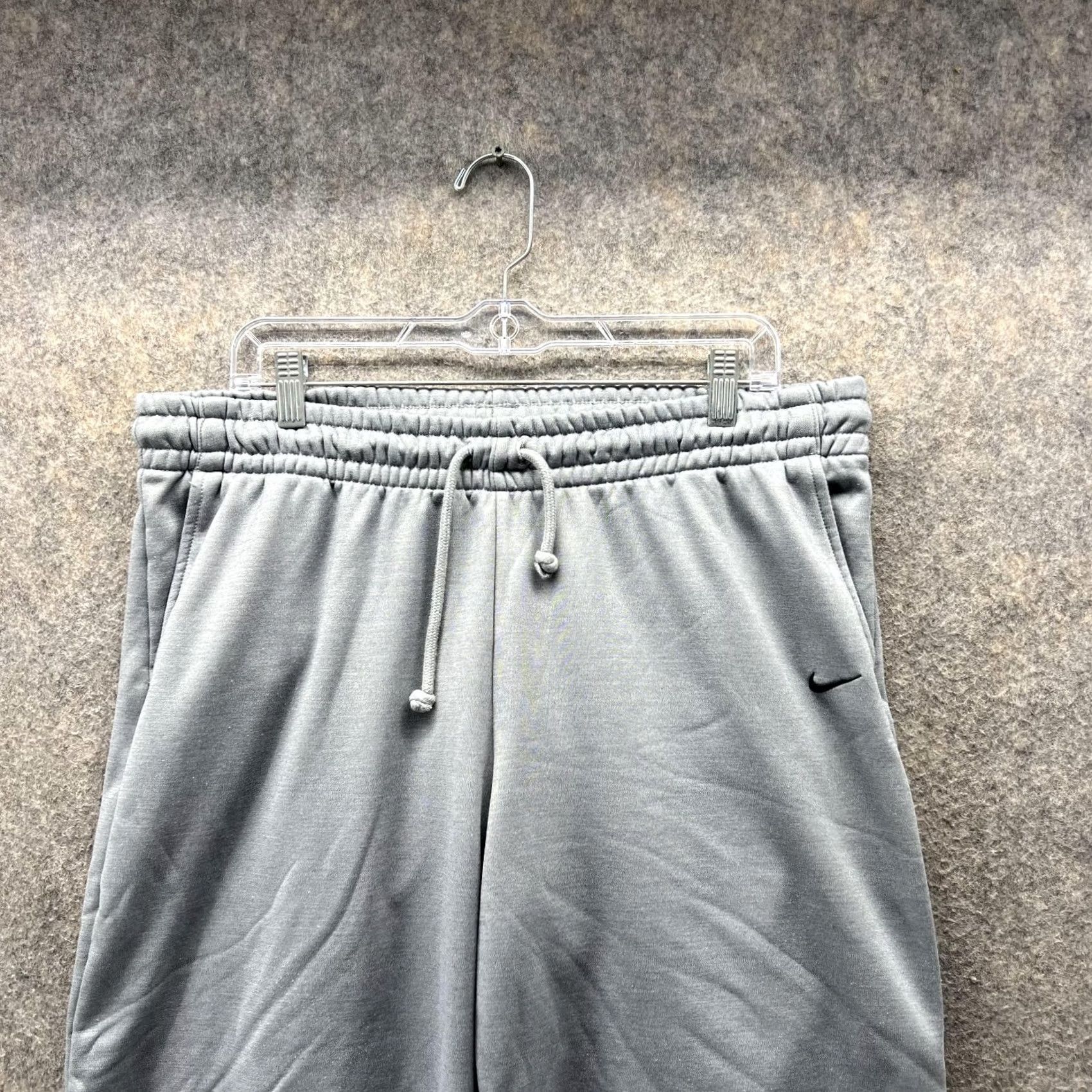 Nike Nike Sweatpants Men XL Gray Dri-Fit Knit with Pockets Size US 36 / EU 52 - 6 Thumbnail