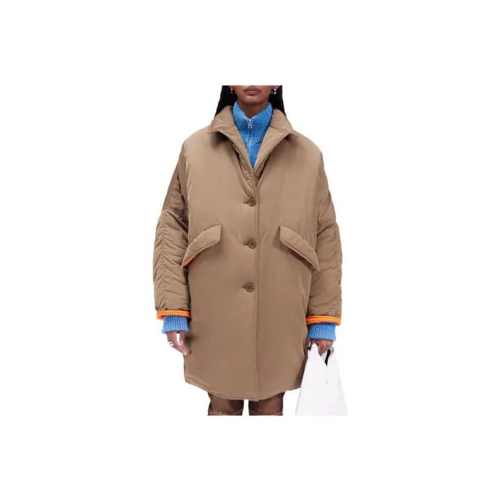 Maison Margiela MM6 Maison Margiela Color-Block Long Coat 0079 Size XL / US 12-14 / IT 48-50 - 1 Thumbnail