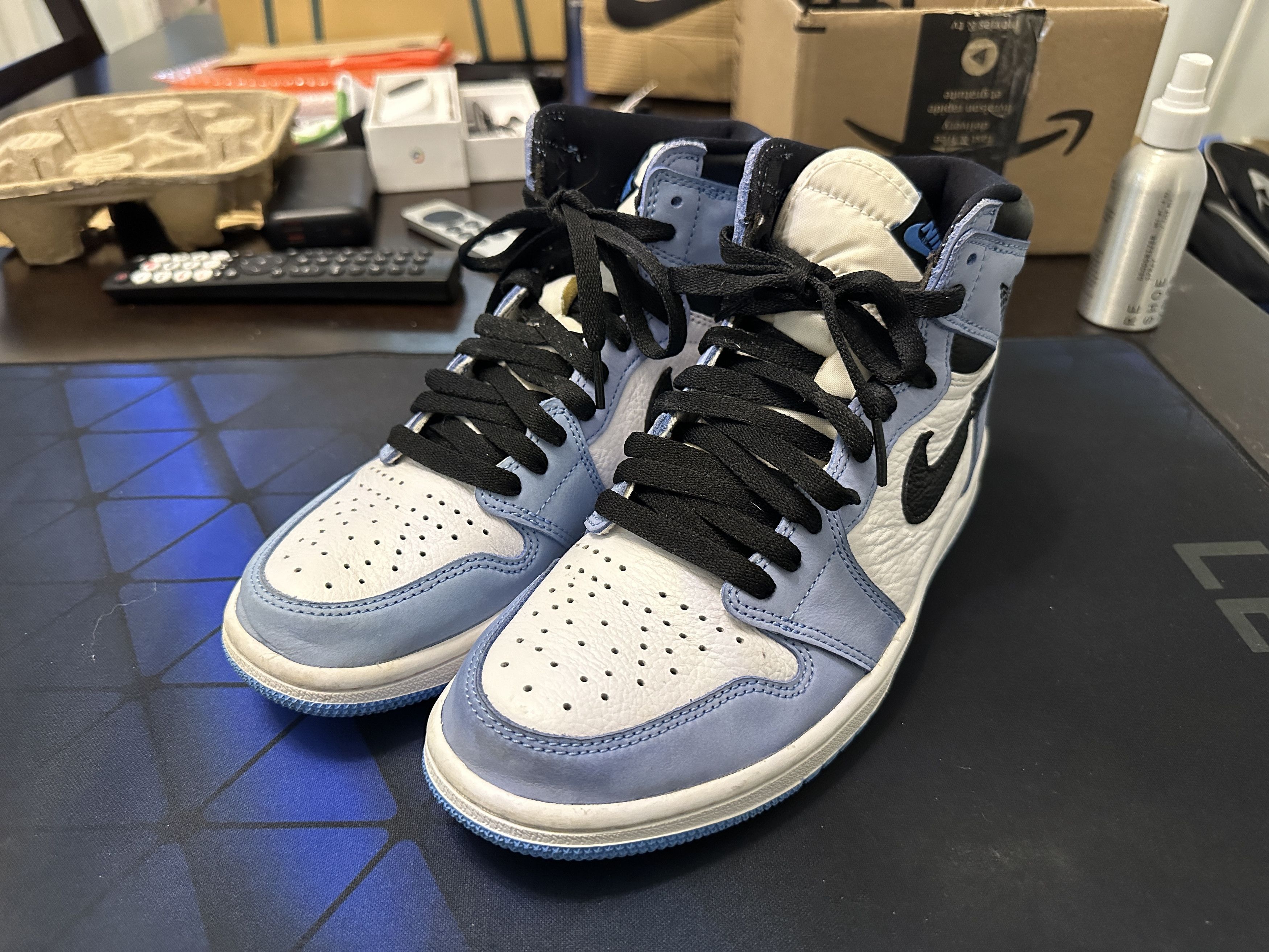 Jordan Brand AJ1 High OG University Blue UNC Size US 8 / EU 41 - 1 Thumbnail