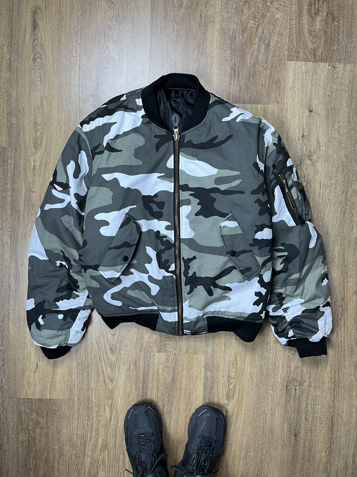 Ma 1 ➕ camo ma 1 flyer bomber Raf Simons riot style jacket vtg