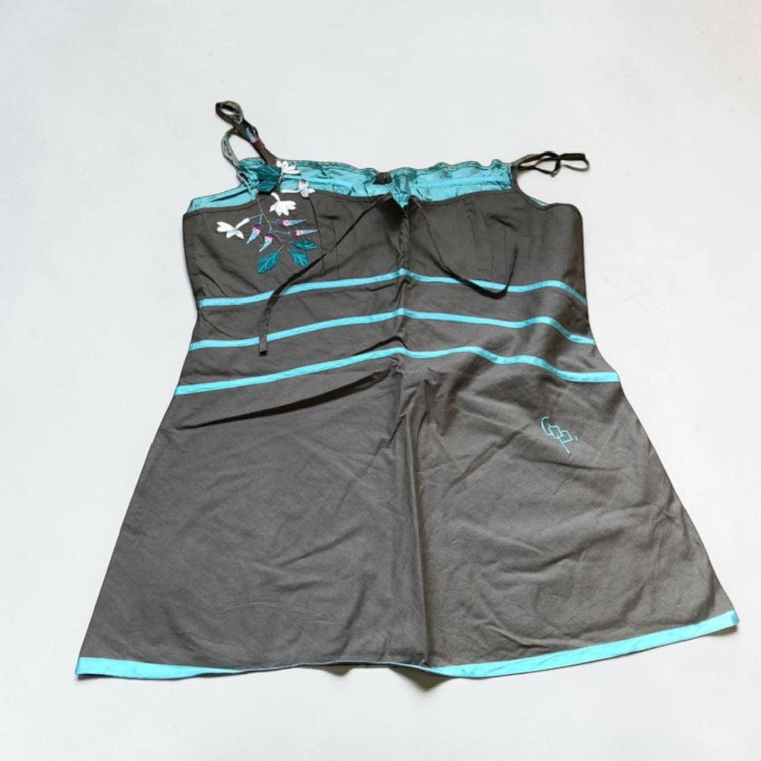 Other The Cop Copine Turquoise Lace Top Size ONE SIZE - 1 Thumbnail