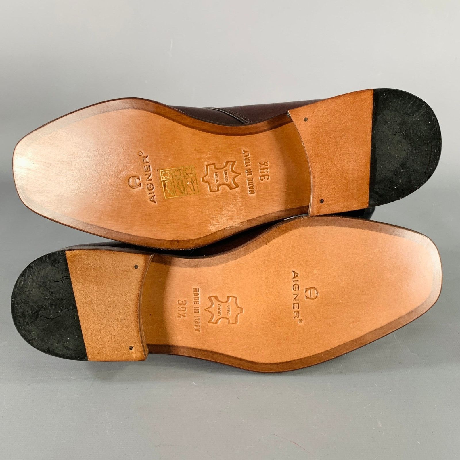 Aigner AIGNER Size 9.5 Brown Leather Monk Strap Loafers Shoes Size US 9.5 / IT 39.5 - 6 Thumbnail