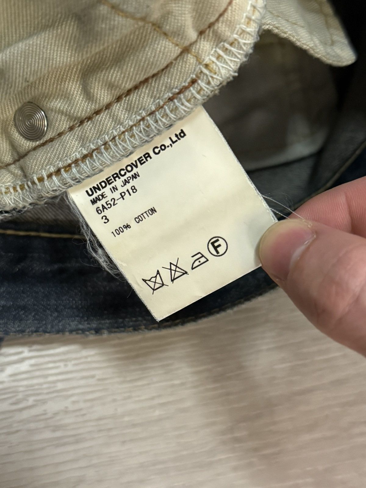 Undercover Undercover AW06 “Bug” Denim Size US 31 - 5 Thumbnail