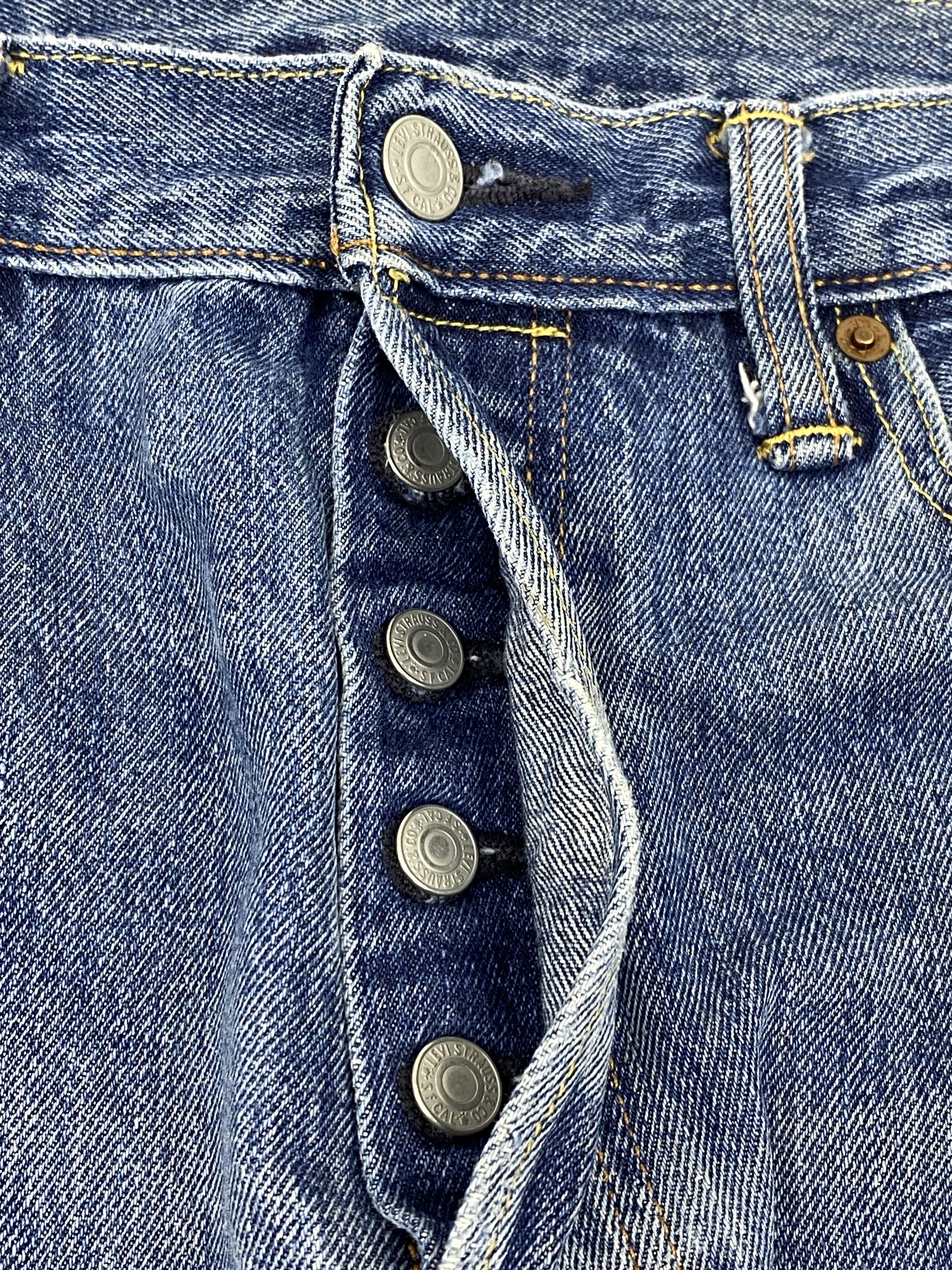 Levi's Vintage Levis 501 Button Fly Jeans DP2705 Size US 34 / EU 50 - 10 Thumbnail