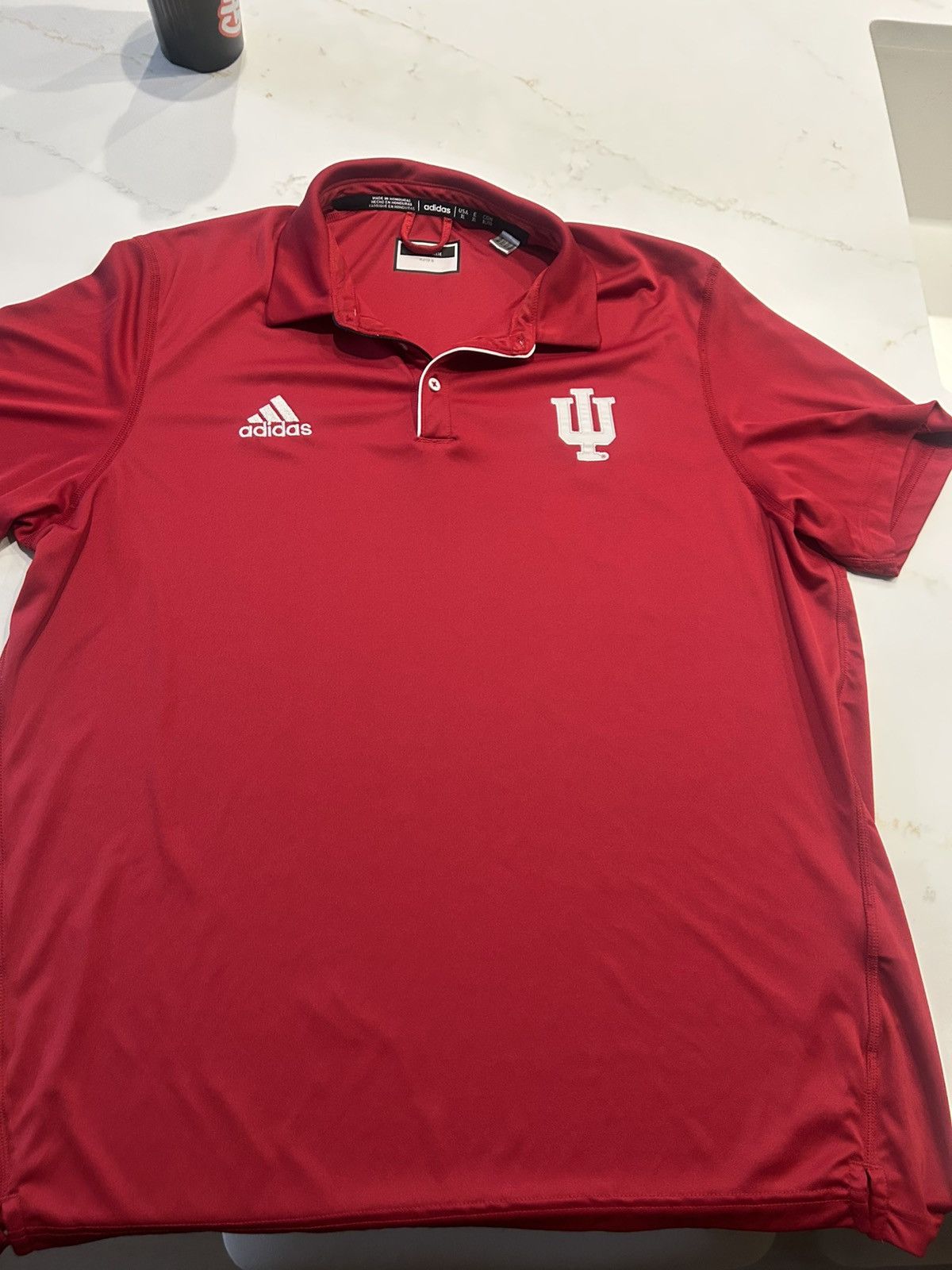 Adidas Men’s adidas Indiana Hoosiers polo Size US XL / EU 56 / 4 - 1 Thumbnail