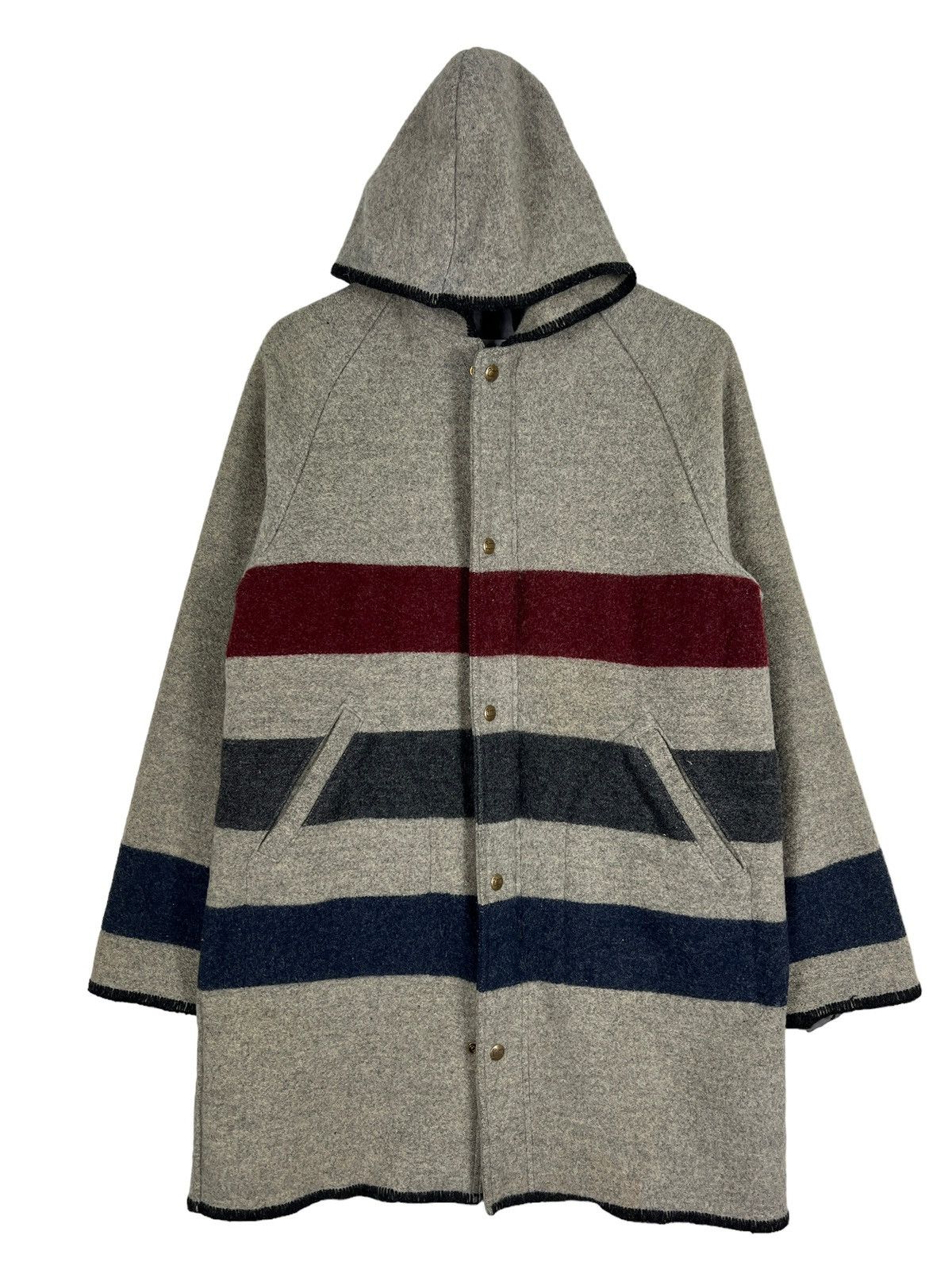 Woolrich Woolen Mills 🔥 VINTAGE WOOLRICH WOOL HOODIE JACKET Size US S / EU 44-46 / 1 - 1 Thumbnail