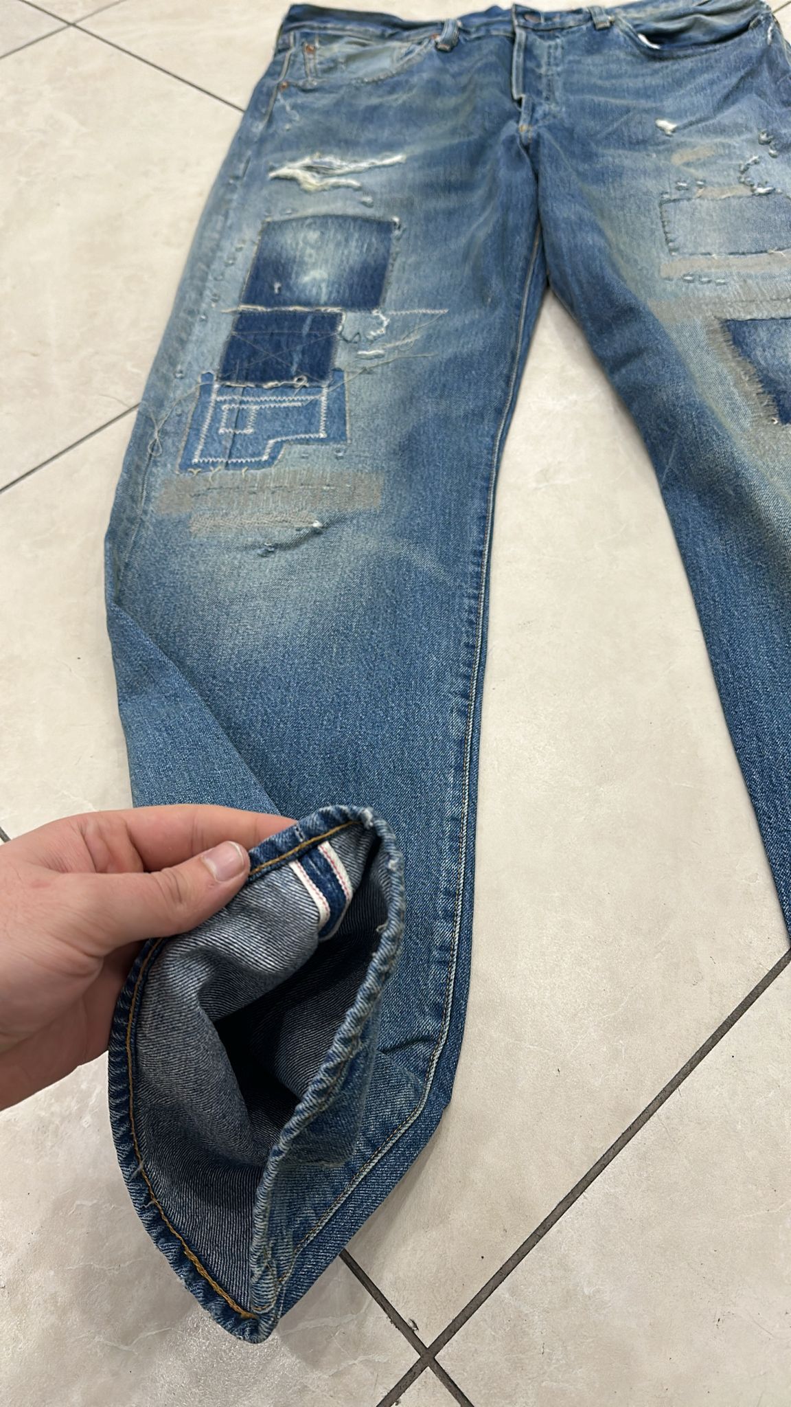 Levi's Vintage Clothing LVC Levi's Vintage Clothing 1955 501XX BigE Selvedge Jeans Size US 36 / EU 52 - 3 Thumbnail