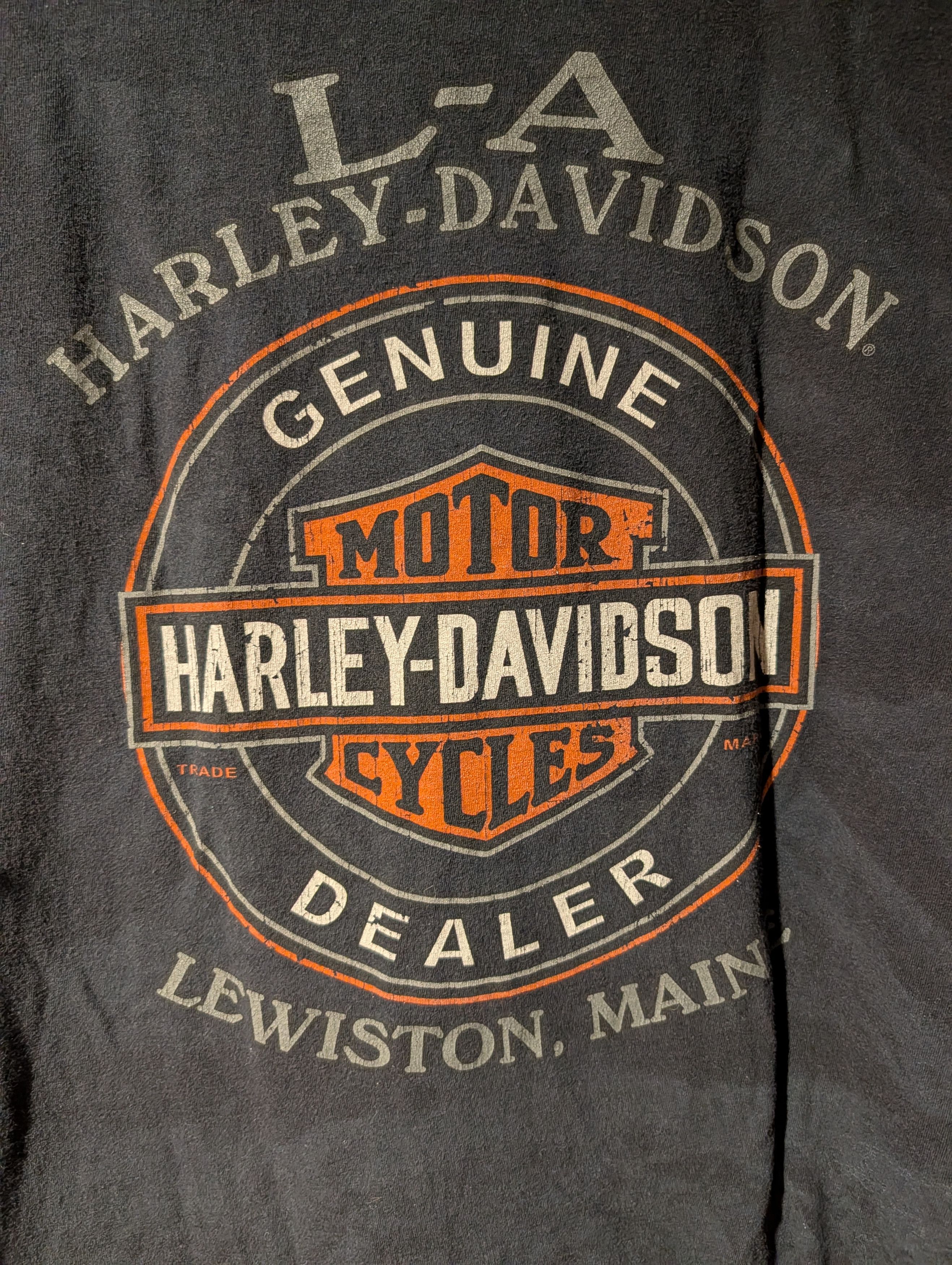 Harley Davidson Vintage 2009 Harley Davidson Motorcycle Graphic T-Shirt Size US L / EU 52-54 / 3 - 6 Thumbnail