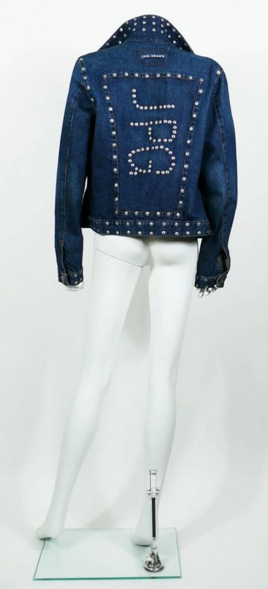 Jean Paul Gaultier Jean Paul Gaultier Jeans Rivet Stud Studded Denim Jacket Size S / US 4 / IT 40 - 2 Thumbnail