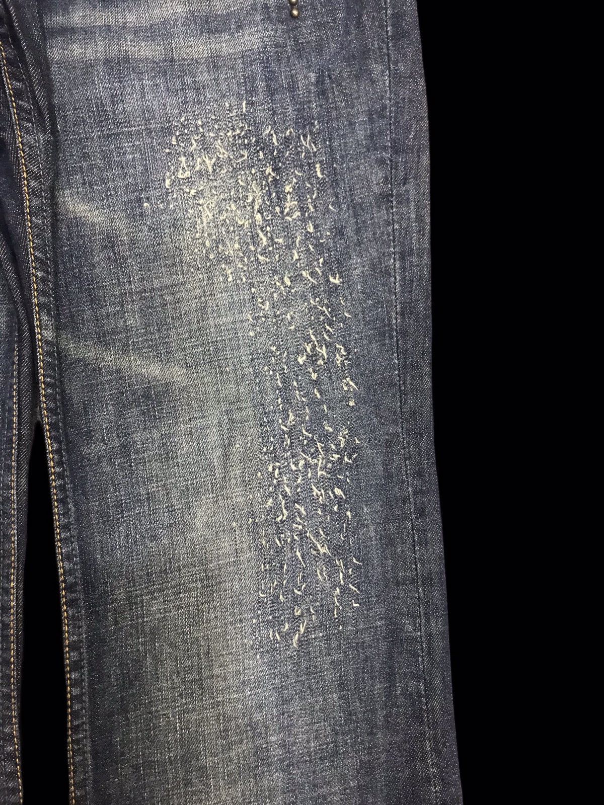 Japanese Brand 💥FLARE💥FLASH REPORT CRAZY DESIGN FLARE DENIM F187 Size US 32 / EU 48 - 5 Thumbnail