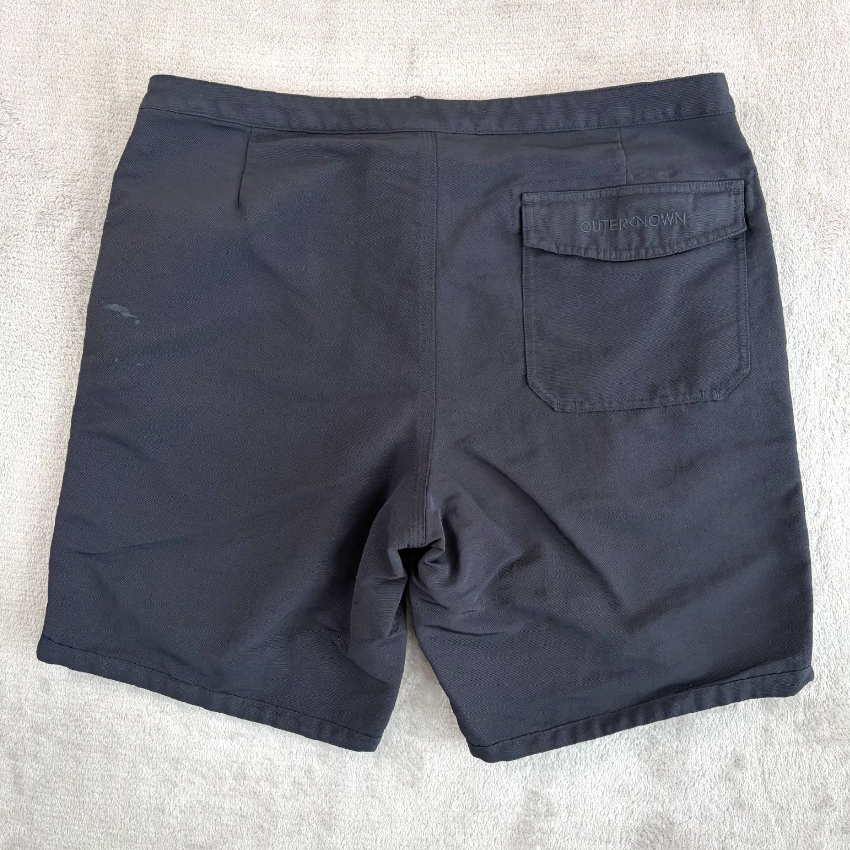 Outerknown Outerknown Boardshorts Trunks Men 32x7.5 Black Nylon Pockets Drawcord Beach Surf Size US 32 / EU 48 - 6 Thumbnail