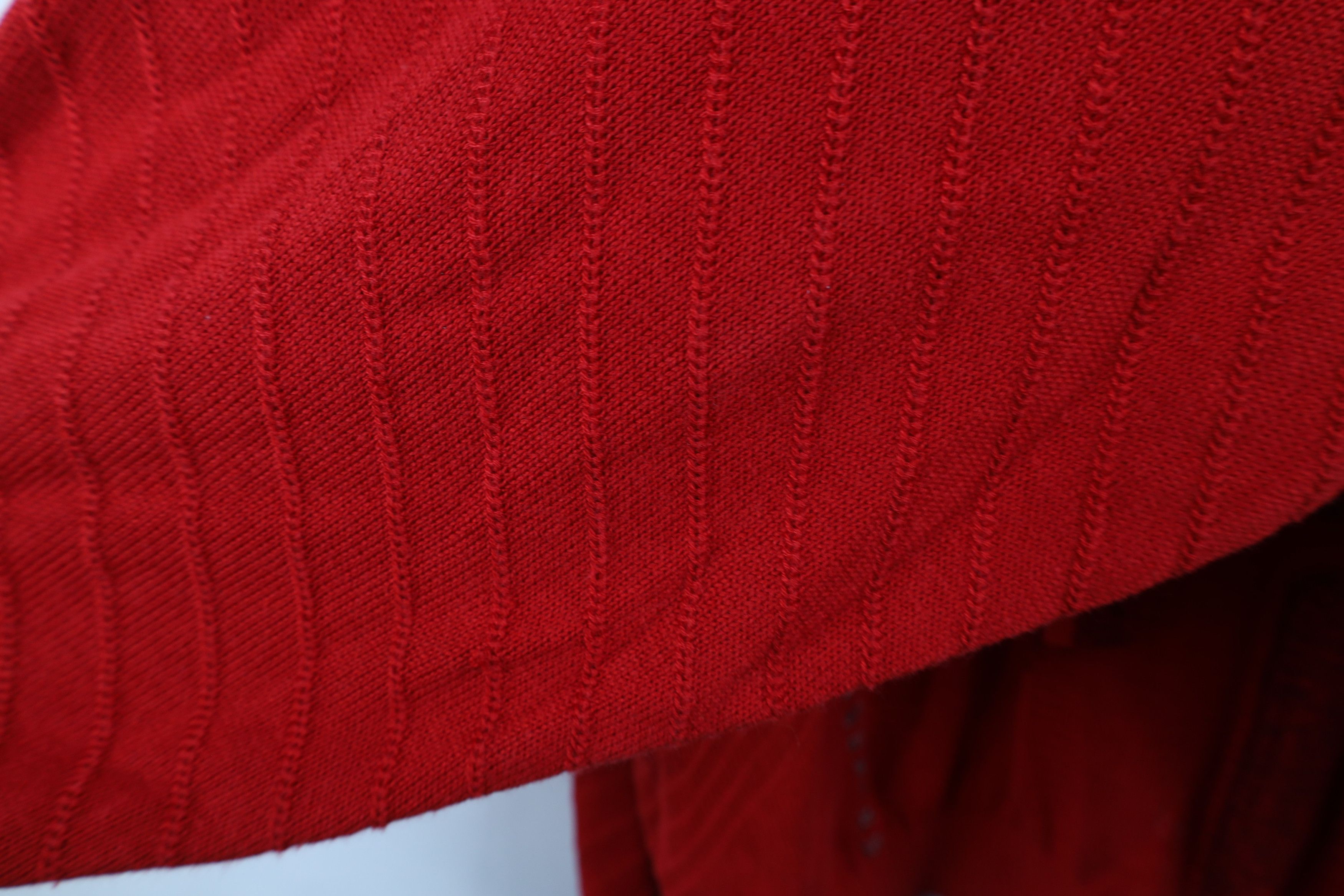 St. Croix Vintage 90s St Croix Knits Ribbed Knit Crewneck Sweater Red Size US XL / EU 56 / 4 - 7 Thumbnail