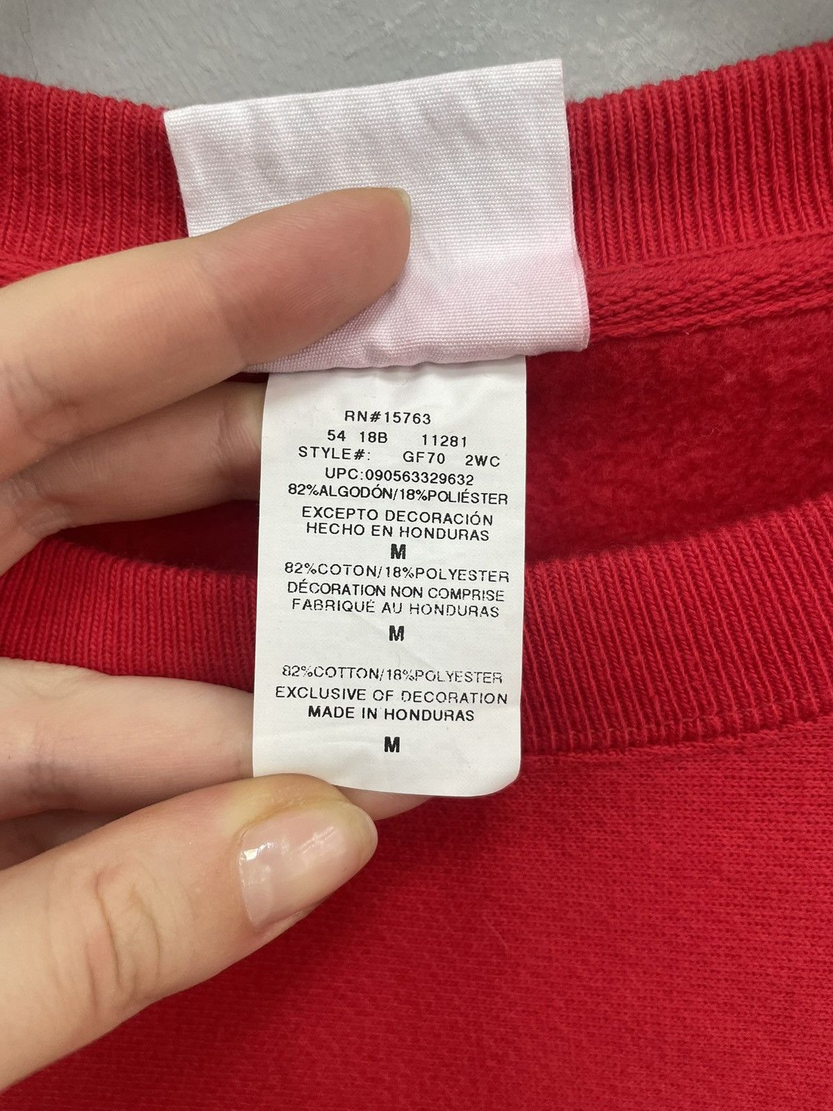 Champion Champion embroidered sweatshirt y2k big logo Size US XL / EU 56 / 4 - 6 Thumbnail
