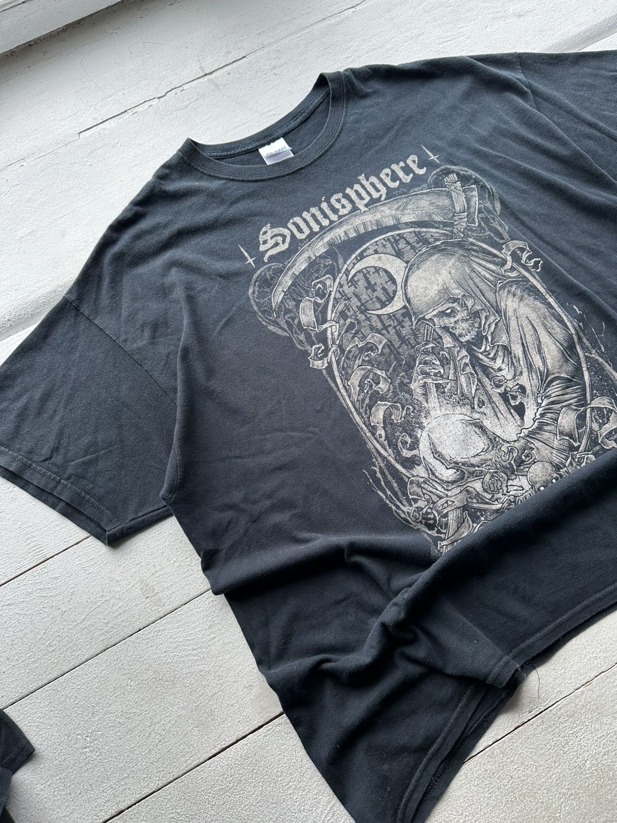 Band Tees × Metallica × Vintage 🚨SONISPHERE FESTIVAL METALLICA TOUR BAND AIRBOURNE Size US XXL / EU 58 / 5 - 2 Thumbnail