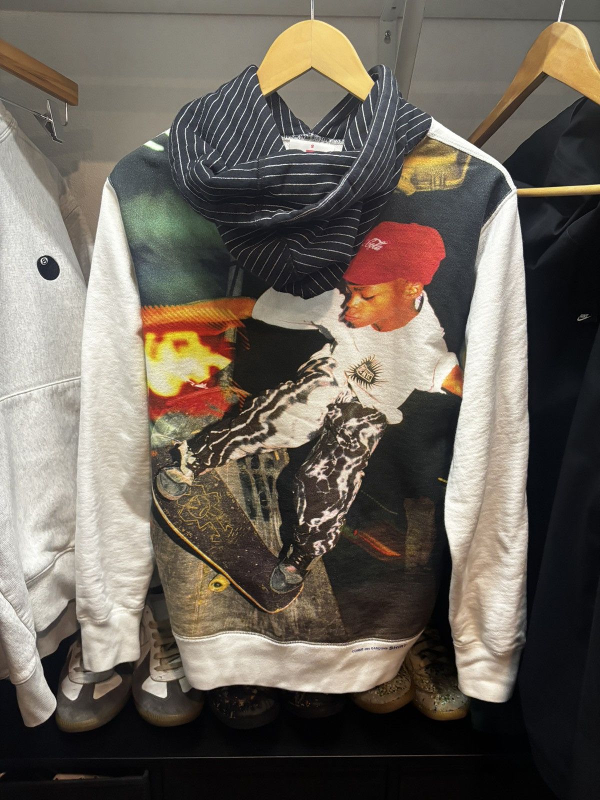 FW14 Supreme x Comme Des Garçons BOGO Harold Hunter Hoodie