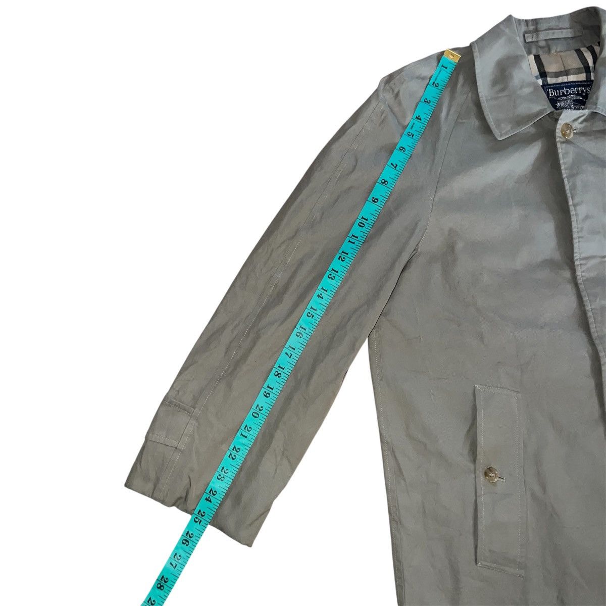 Burberry “BURBERRY” NOVA CHECK LINED LONG COAT JACKET Size US L / EU 52-54 / 3 - 23 Thumbnail
