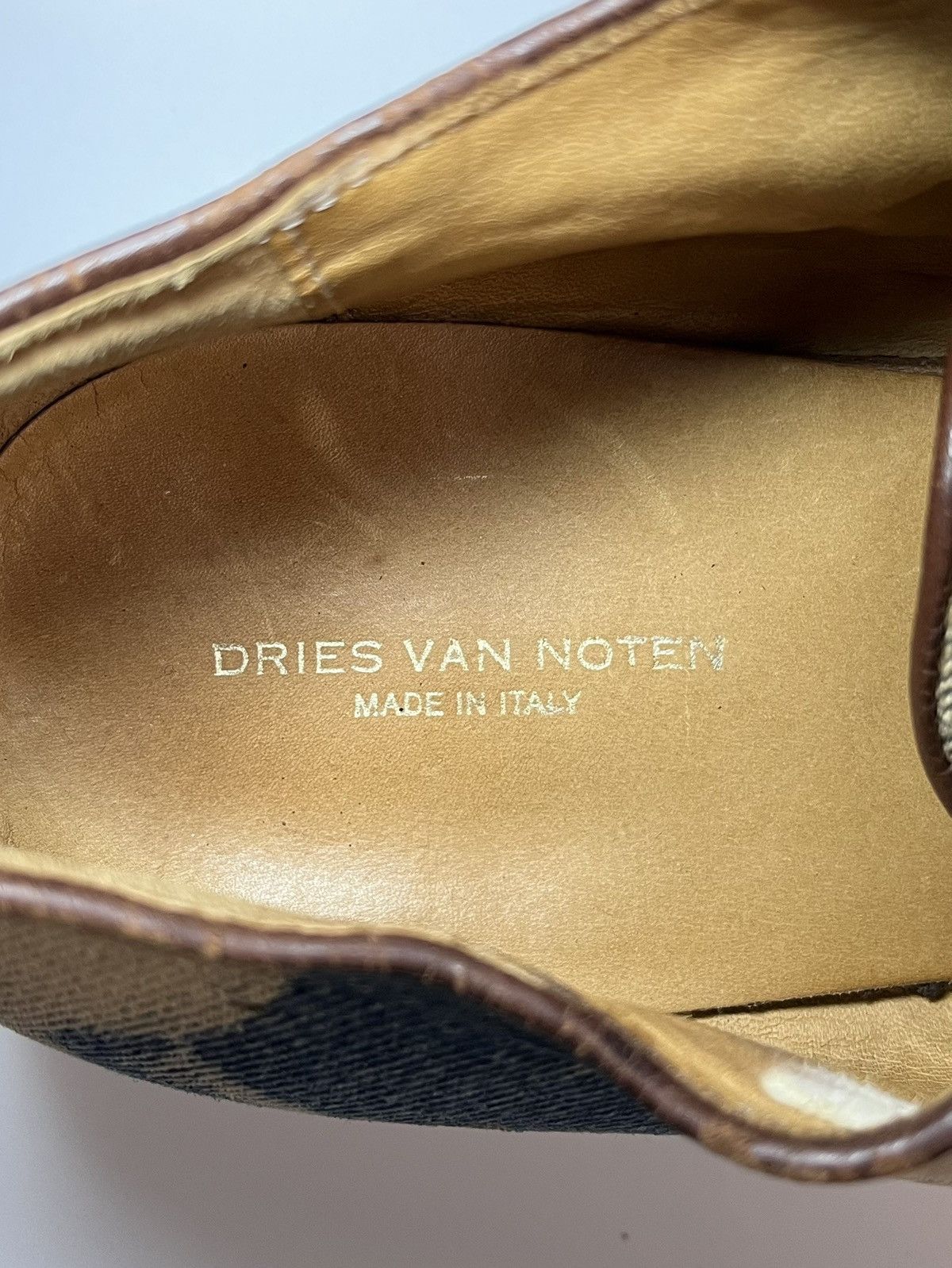 Dries Van Noten Dries Van Noten SS11 Archival Bleached Denim Derby Shoes Size US 9 / EU 42 - 4 Thumbnail