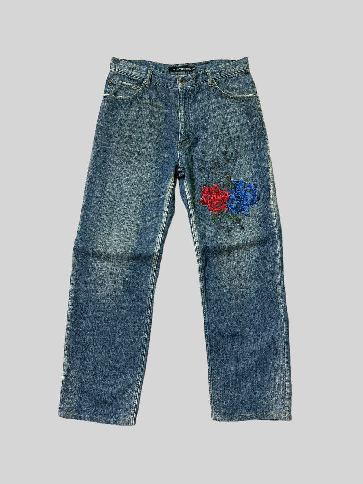 If Six Was Nine VINTAGE COOL DRIVE STRIKER EMBROIDERY LOGO DENIM Size US 32 / EU 48 - 2 Thumbnail
