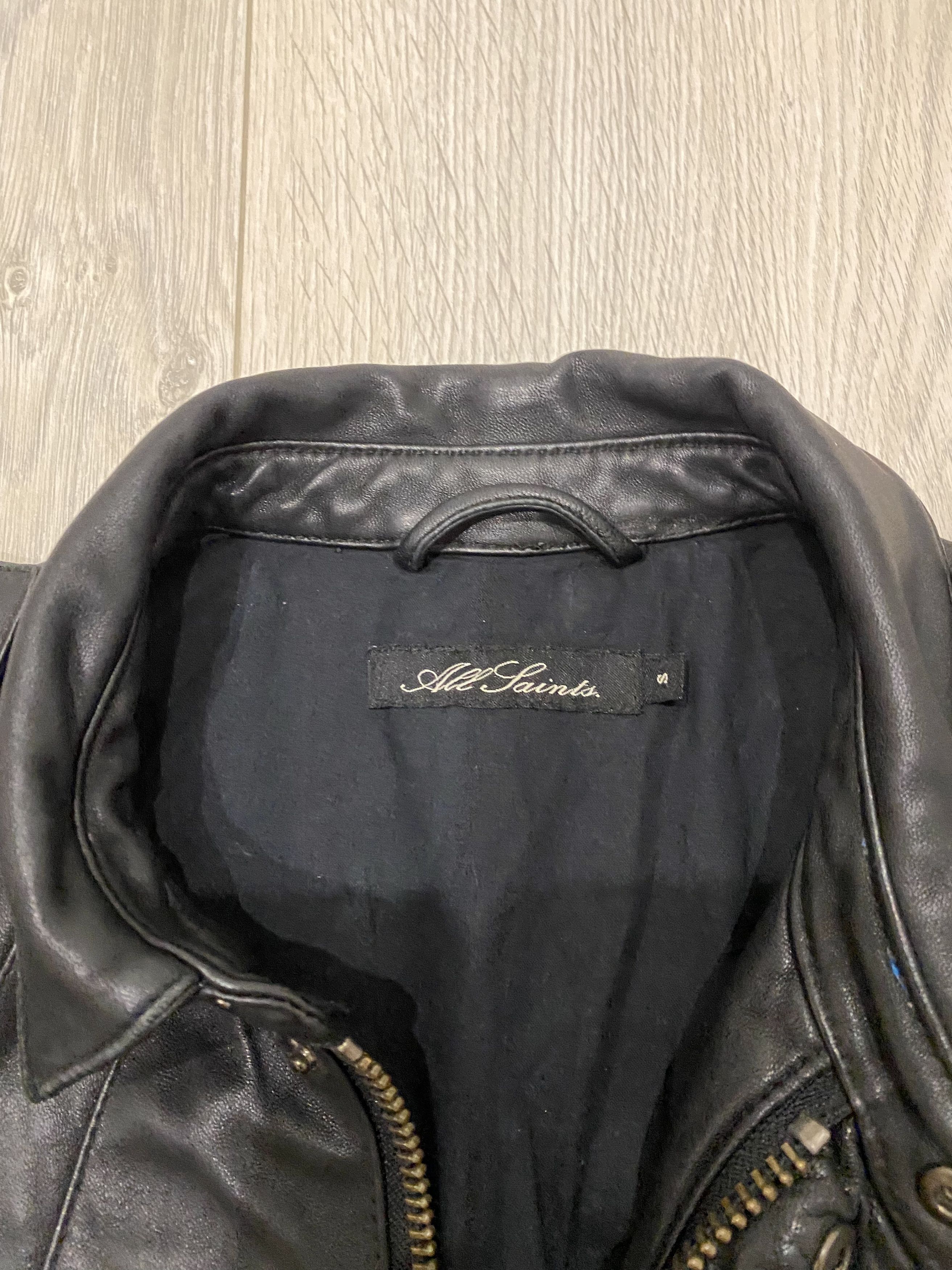 Allsaints Allsaints Biker Style Leather Jacket Size US S / EU 44-46 / 1 - 4 Thumbnail