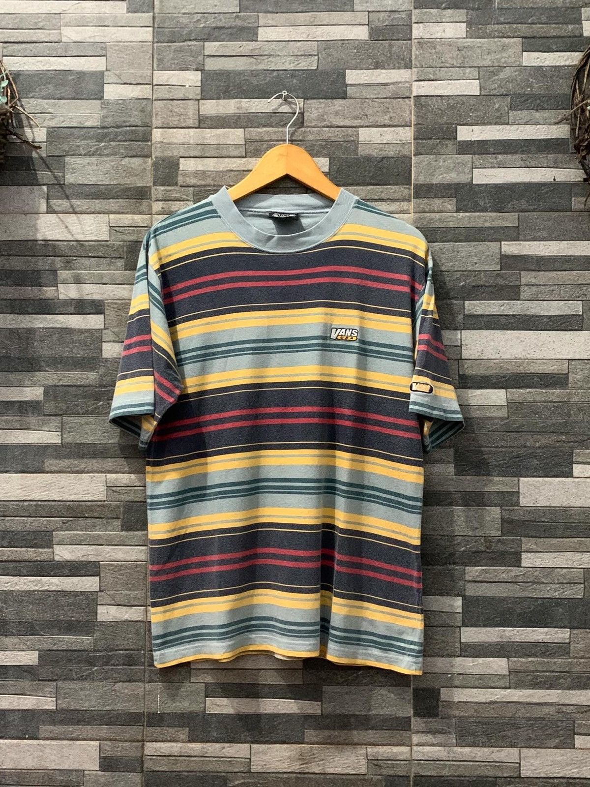 Vans Vintage Vans Stripe Tee Size US M / EU 48-50 / 2 - 1 Thumbnail